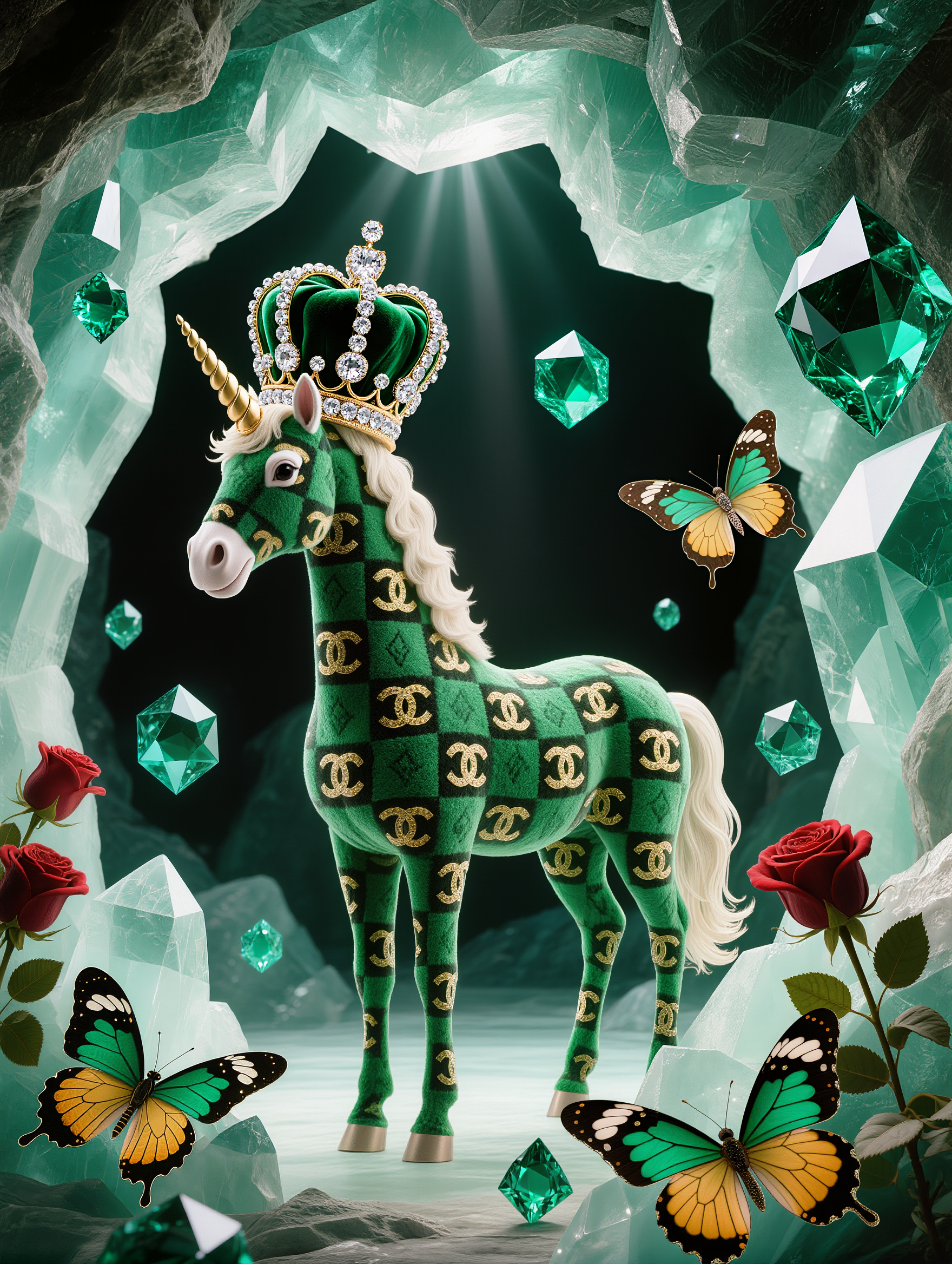 Kling AI work 313496645660145 - what is emerald green AI image