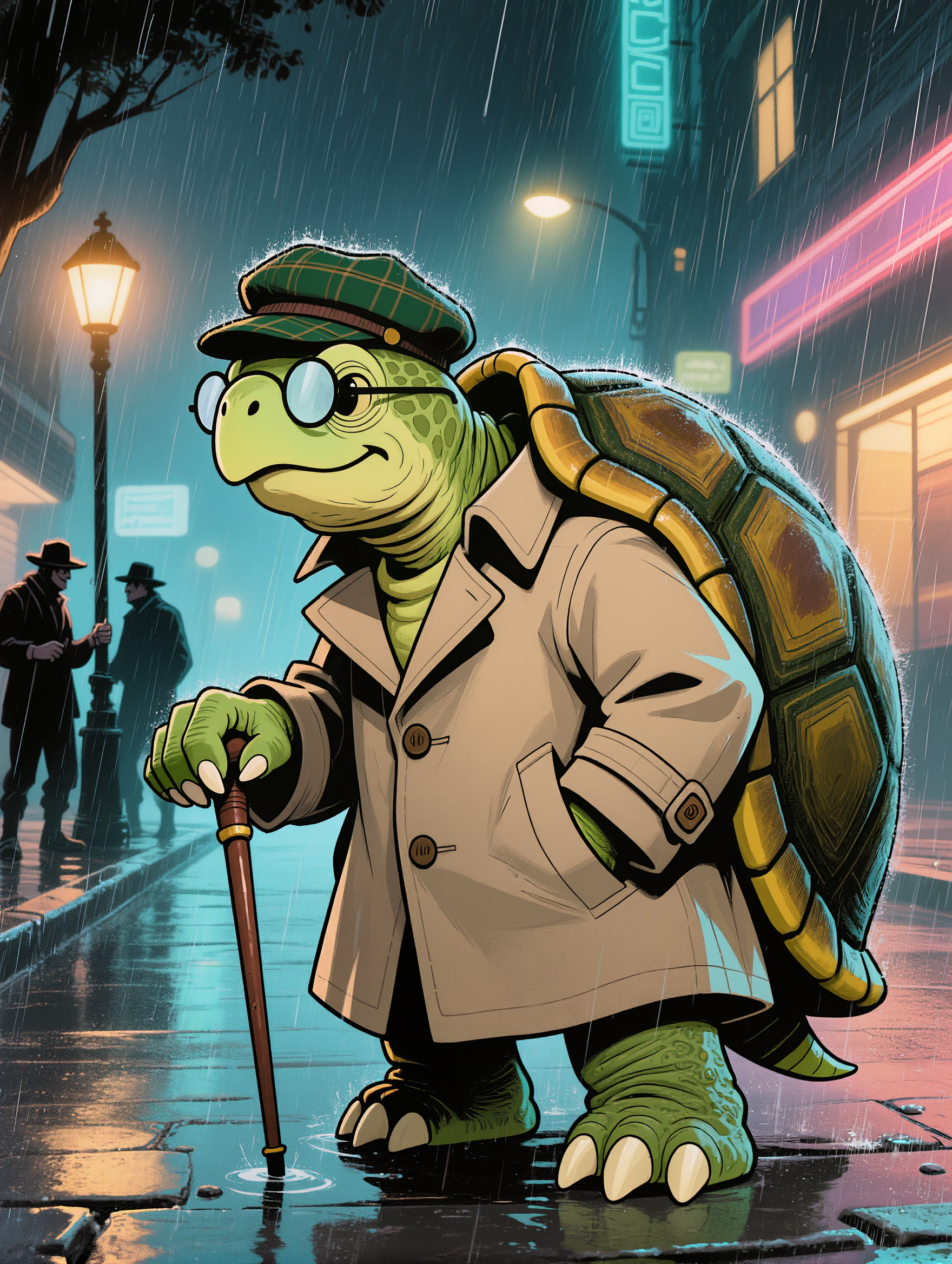 Kling AI work 312813404500085 - detective animes AI image