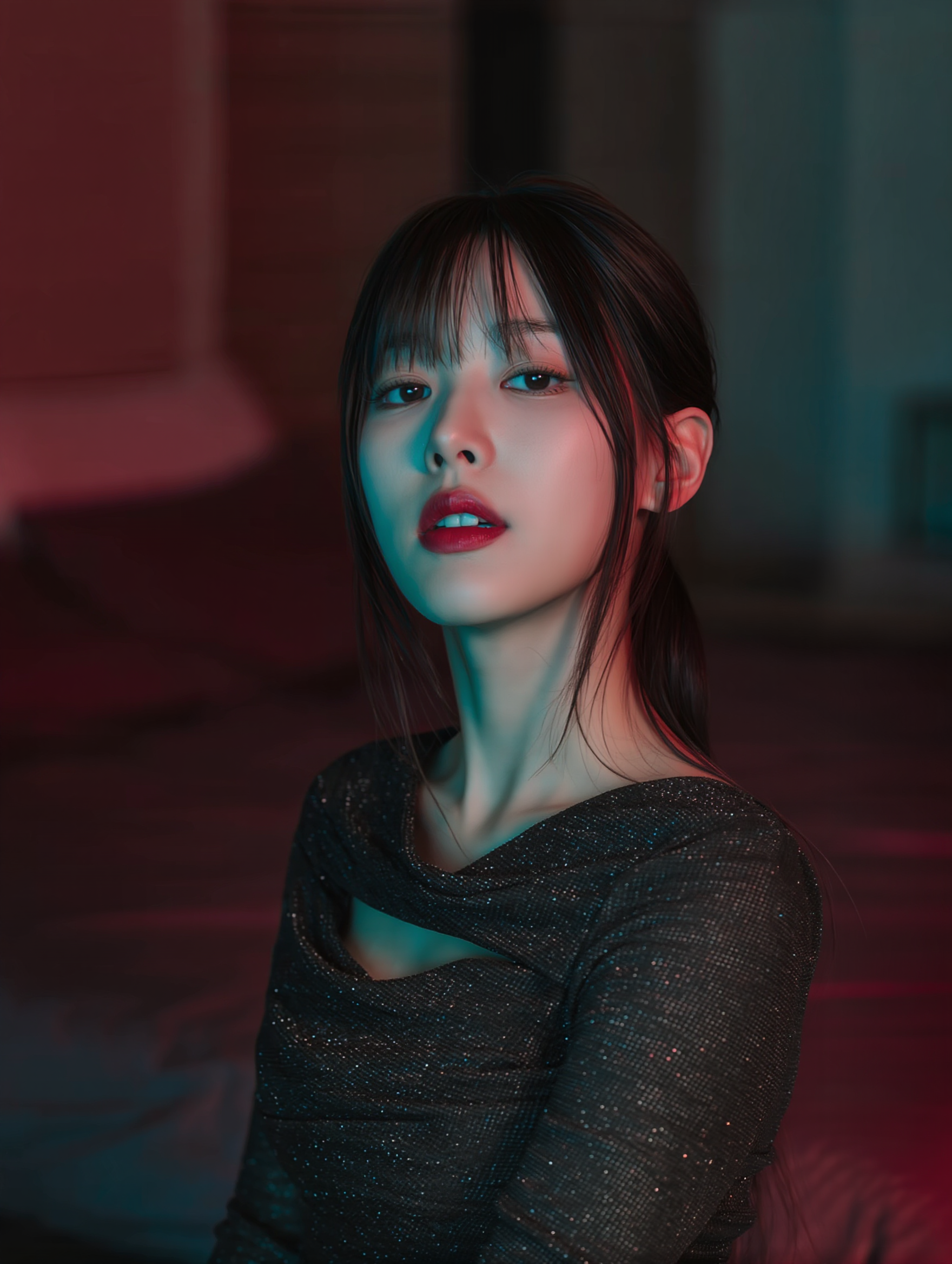 Kling AI work 314020133506298 - parted lips AI image