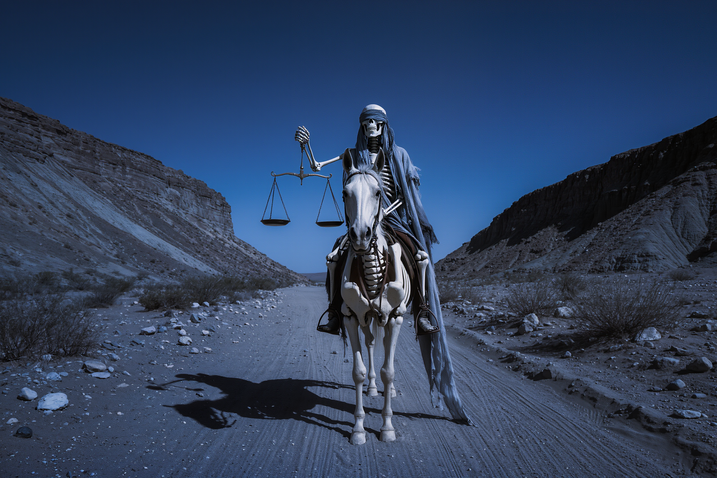 death rider - rider canvas AI image