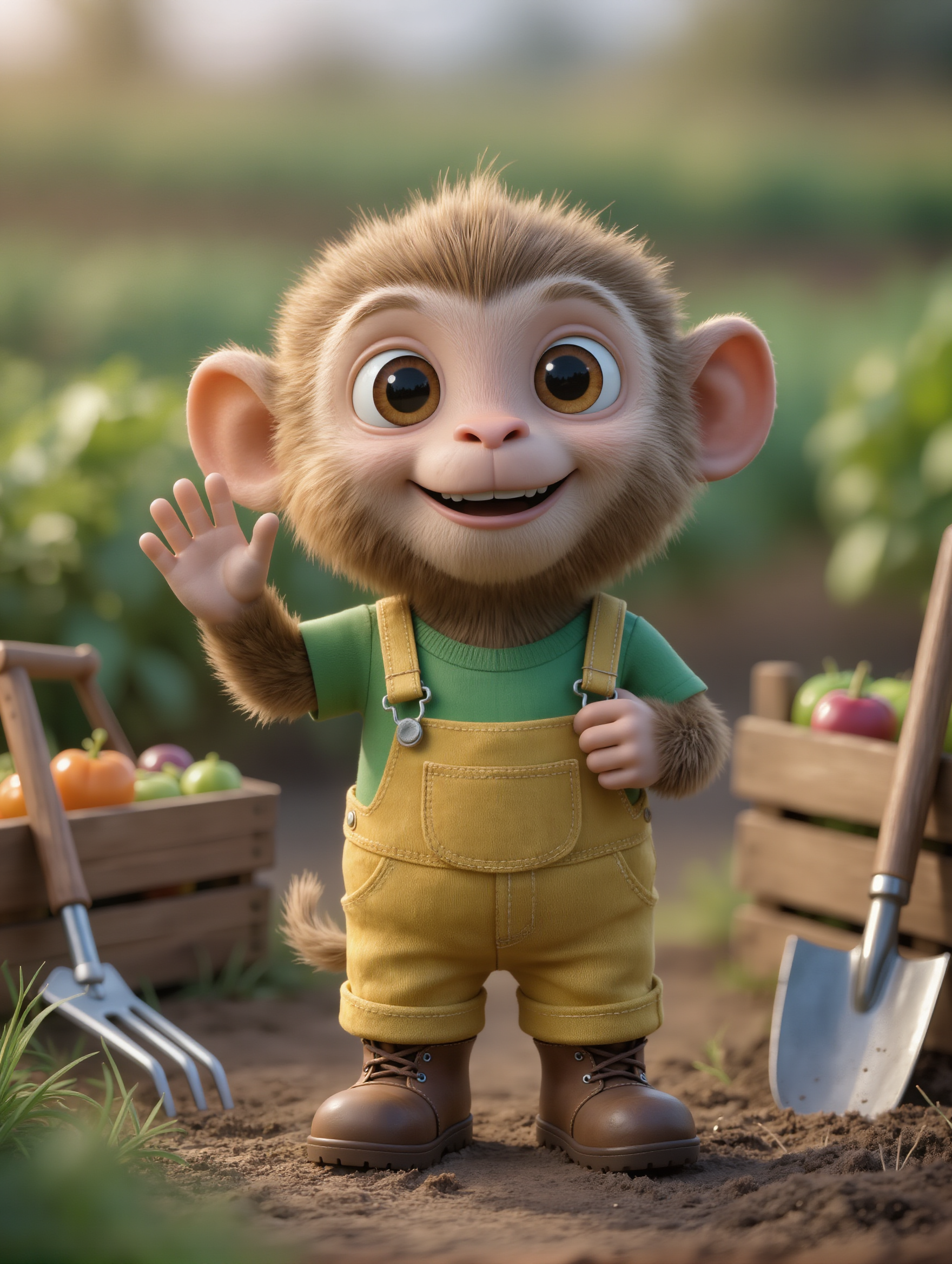 lala monkey - monkey style AI image