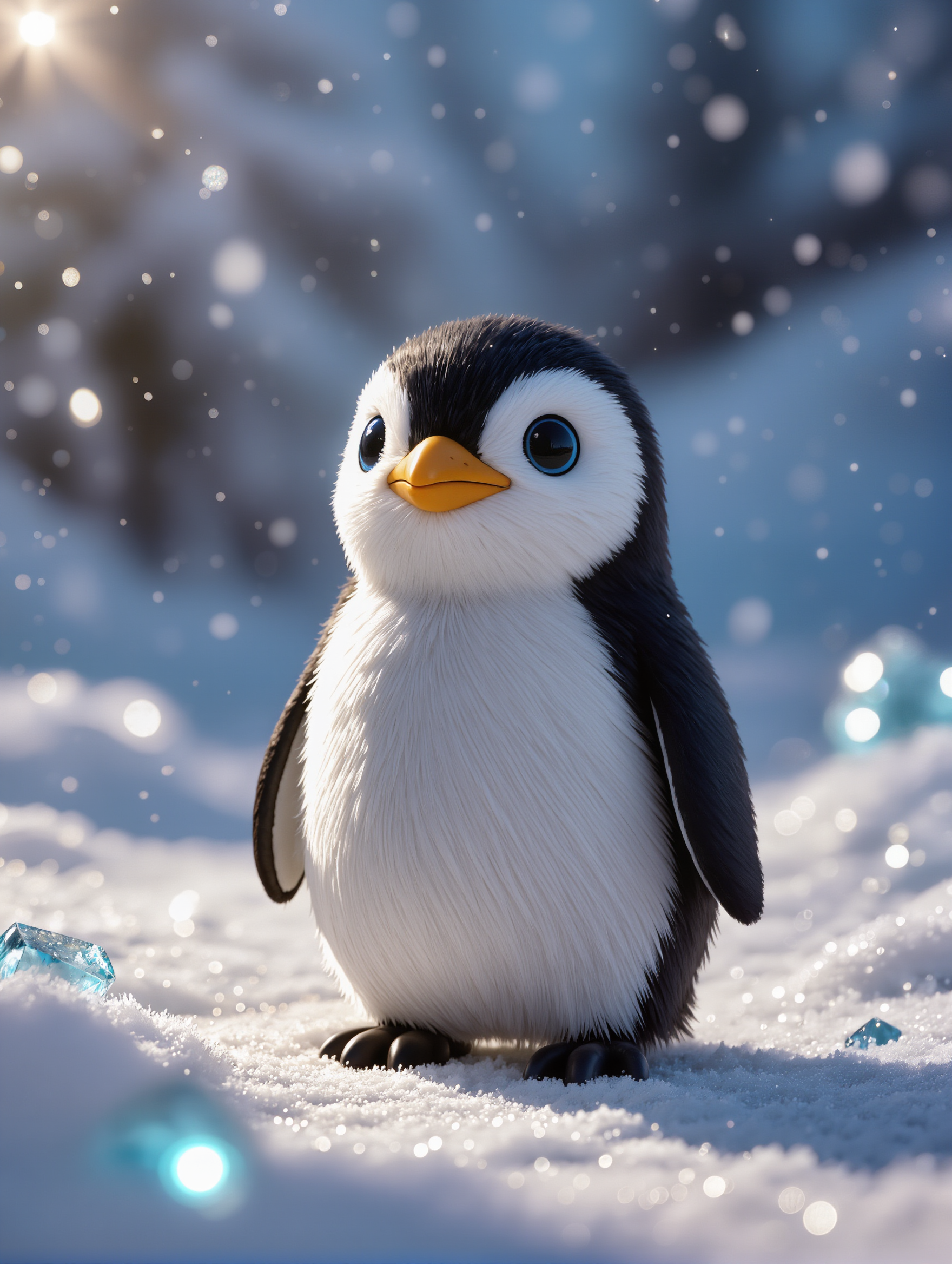 Baby Penguin - figurine ai generator AI image
