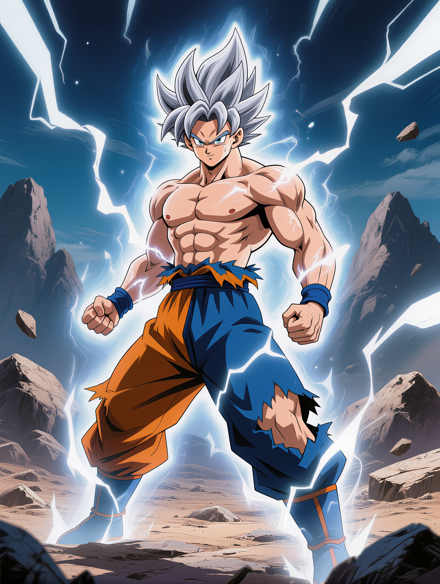 Kling AI work 312241133526609 - goku in a suit AI image
