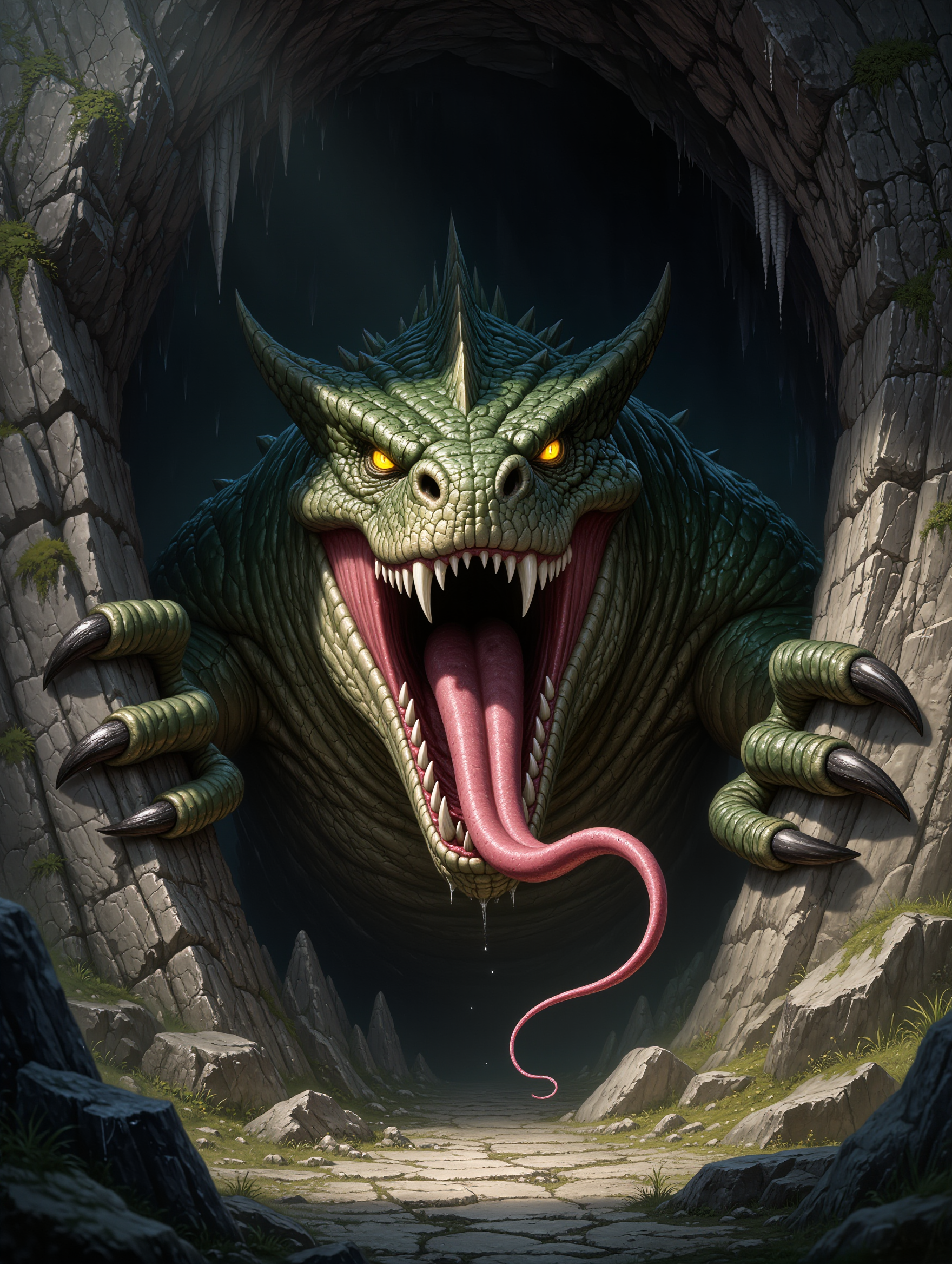 Kling AI work 315235431501881 - monster scene AI image