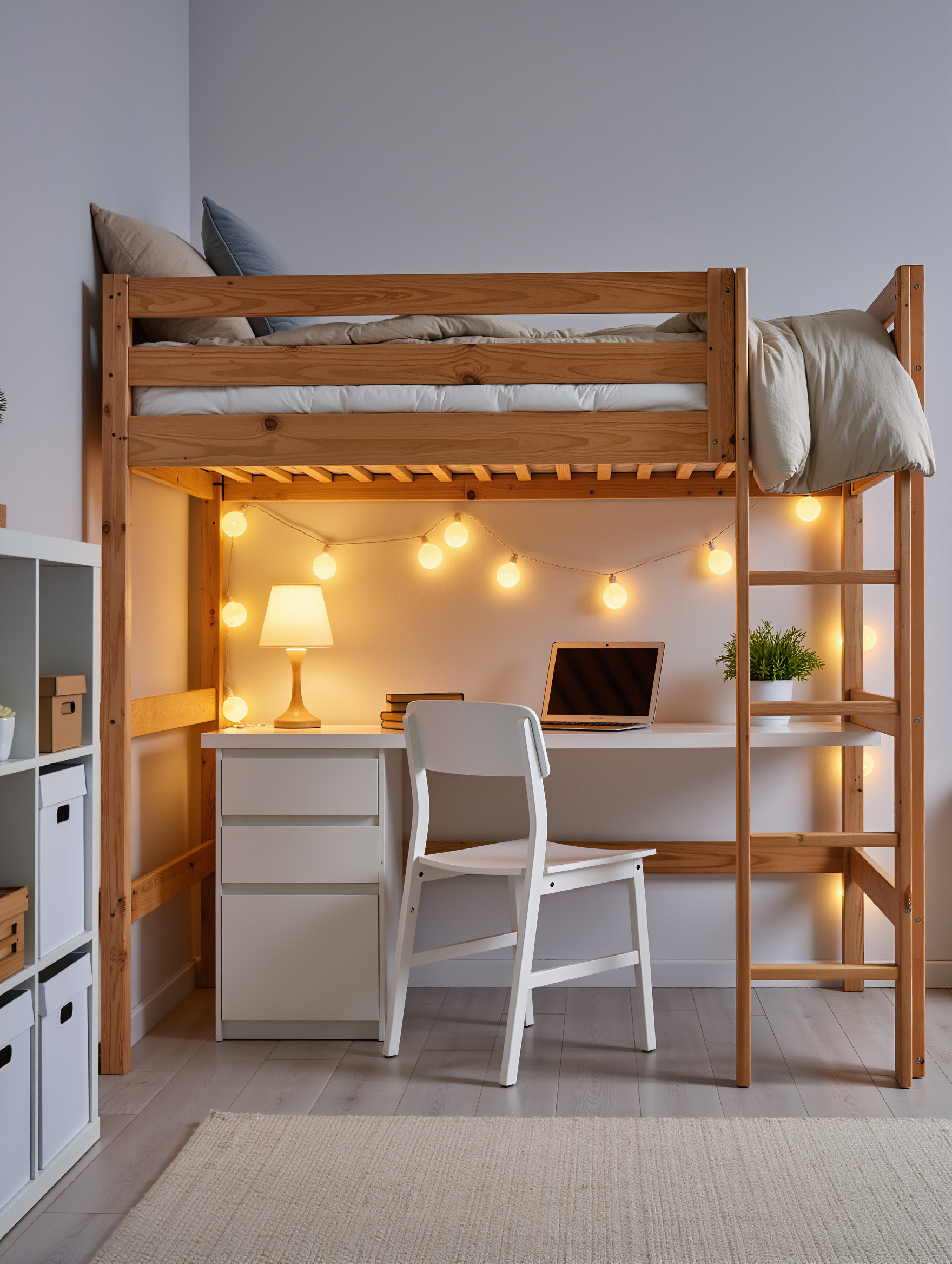 Dorm design - interior design banner design AI image