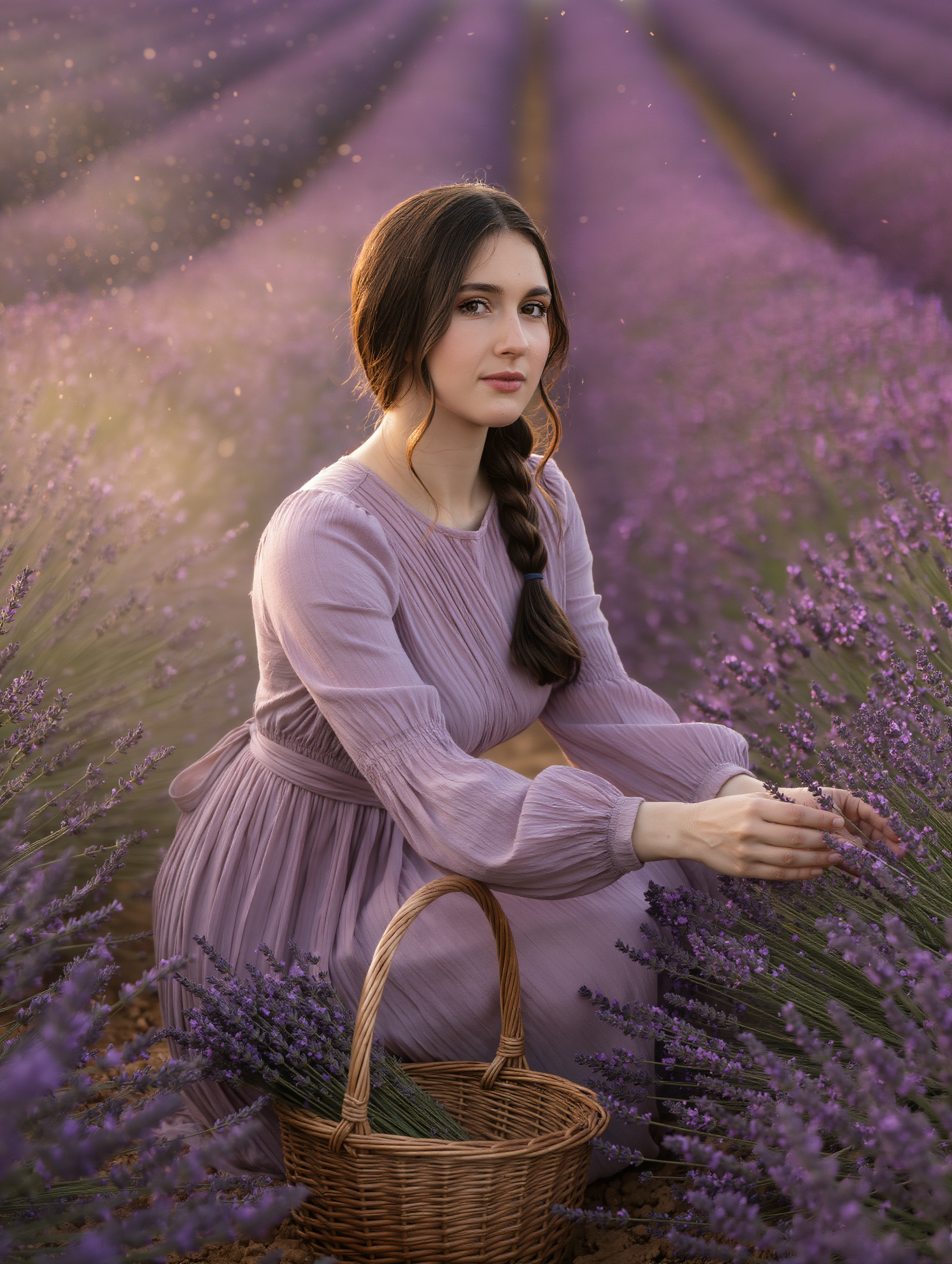 Kling AI work 316988746520358 - lavender grey hair color AI image
