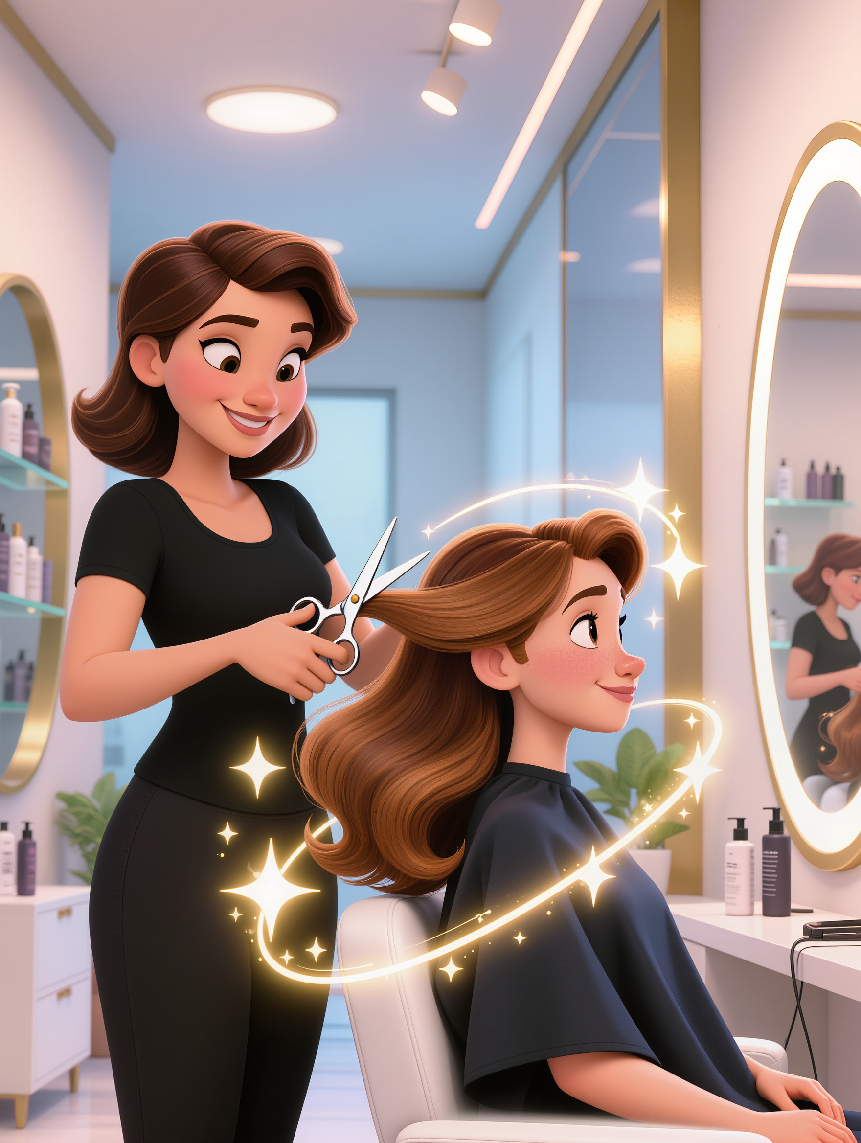 Kling AI work 310953237526463 - current hair styles AI image
