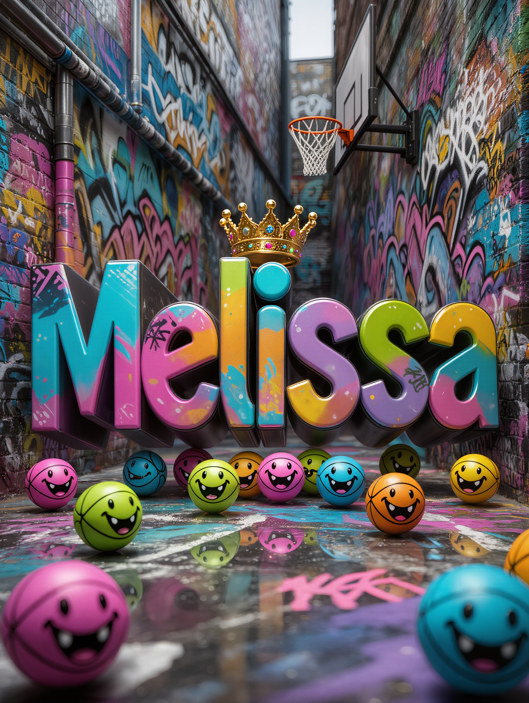 Kling AI work 320219276660840 - graffiti word in graffiti AI image