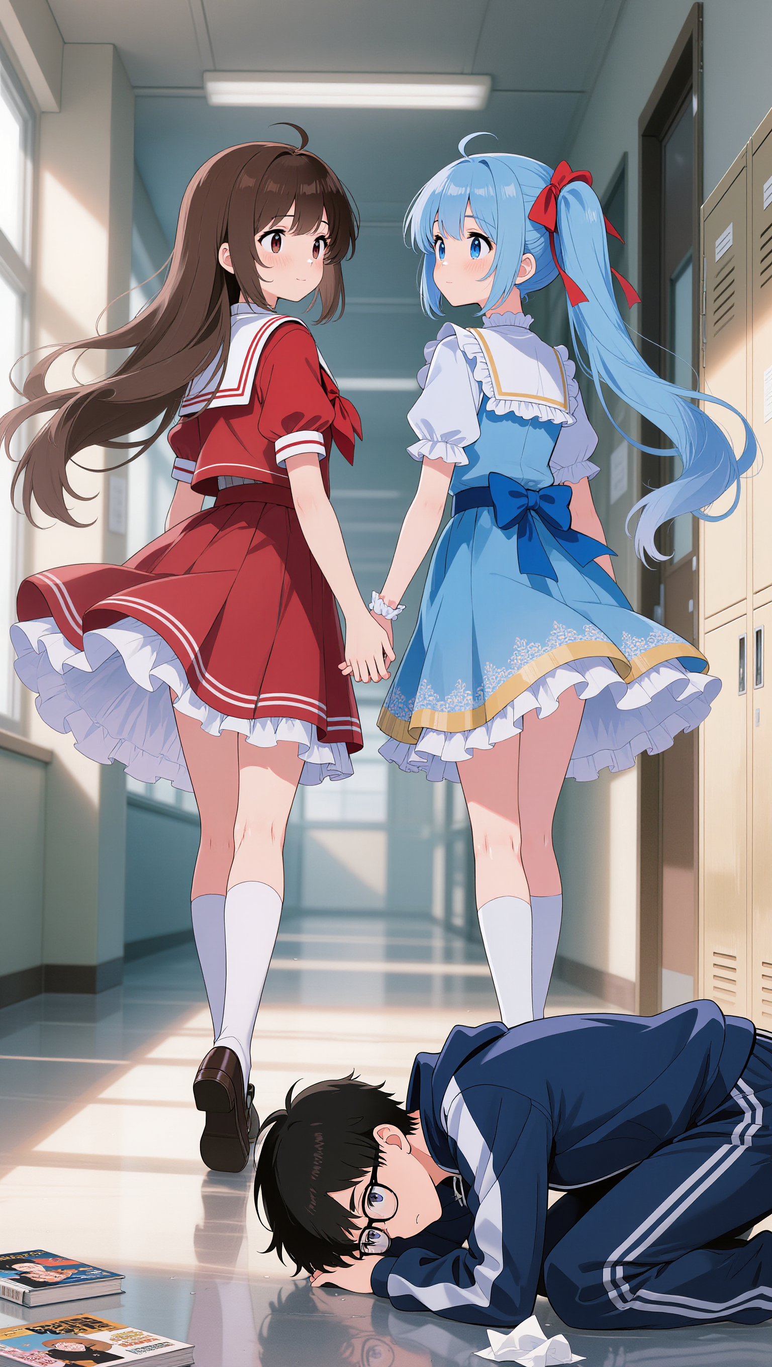 Kling AI work 299515264657048 - drawings of anime hands AI image