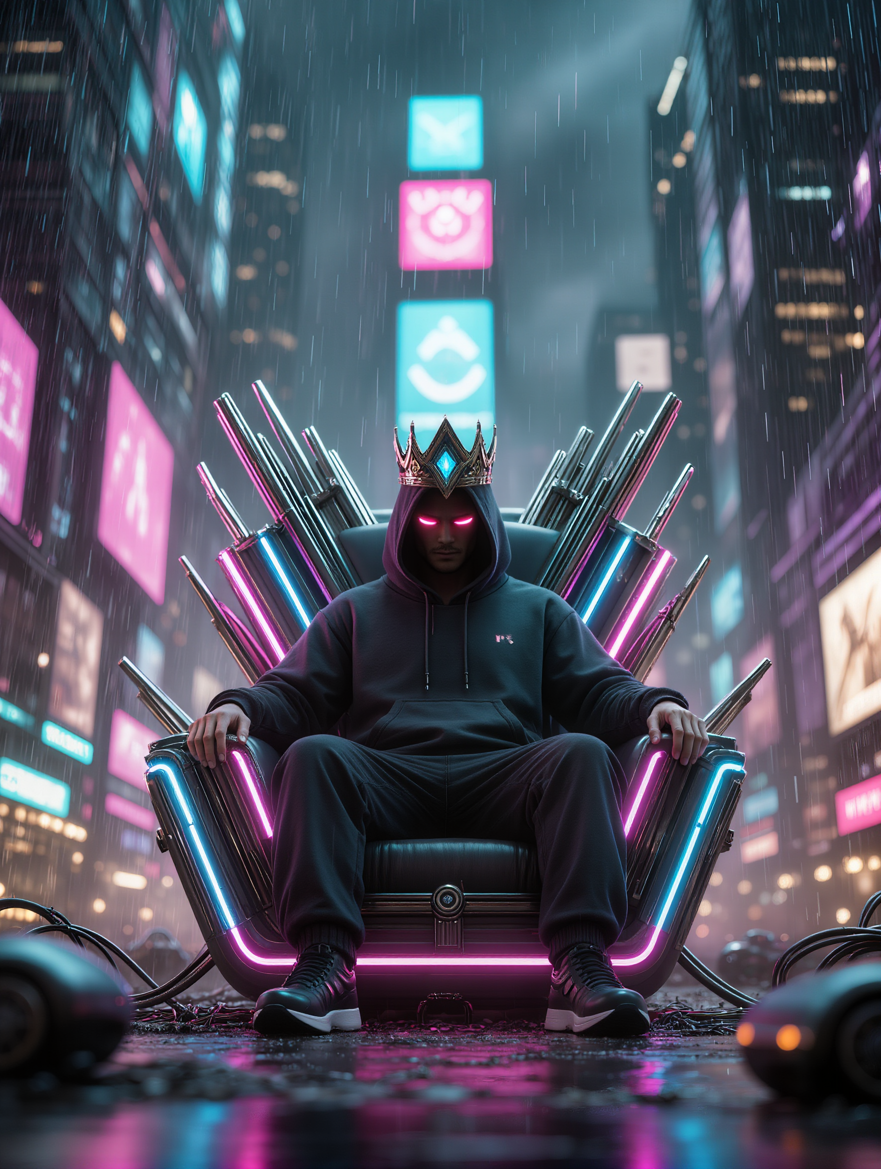 Kling AI work 311515762527694 - cyberpunk wallpaper AI image