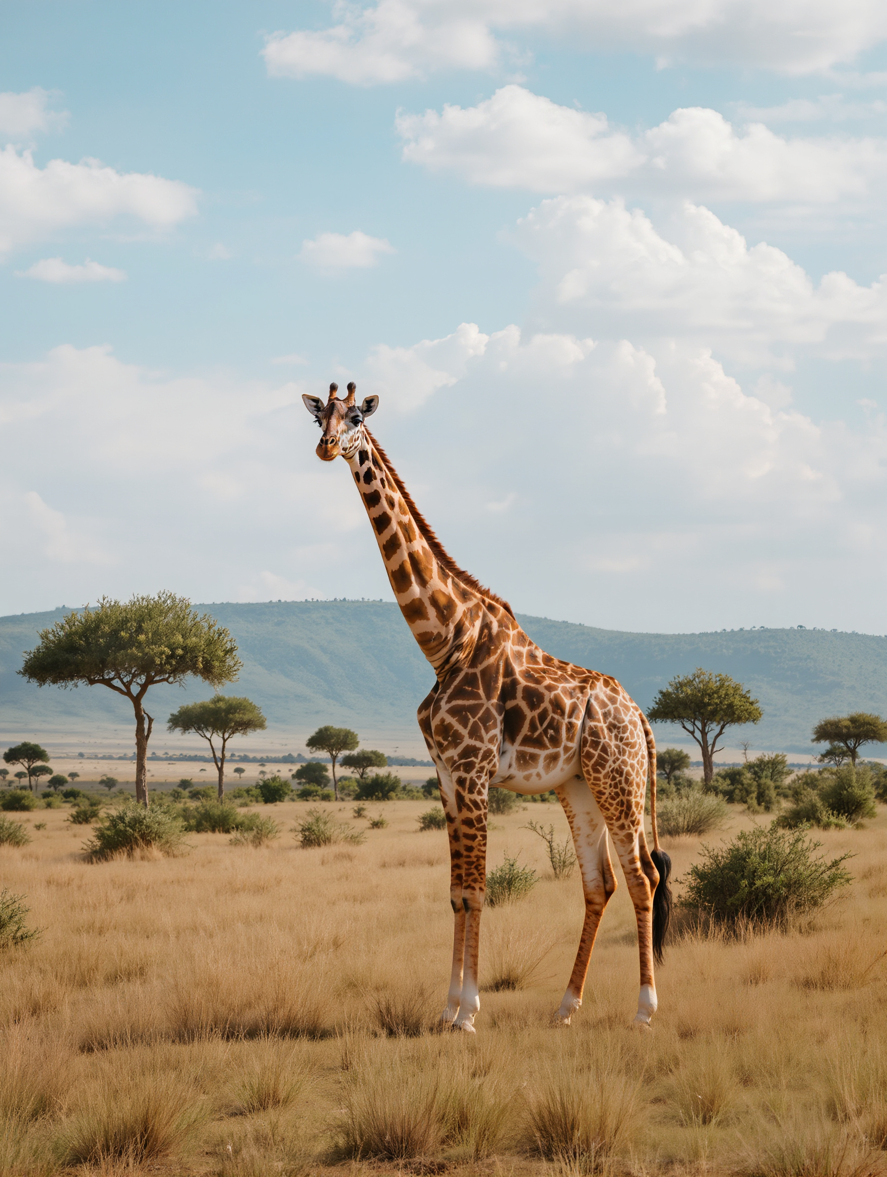 Kling AI work 309559889501832 - color picture of a giraffe AI image