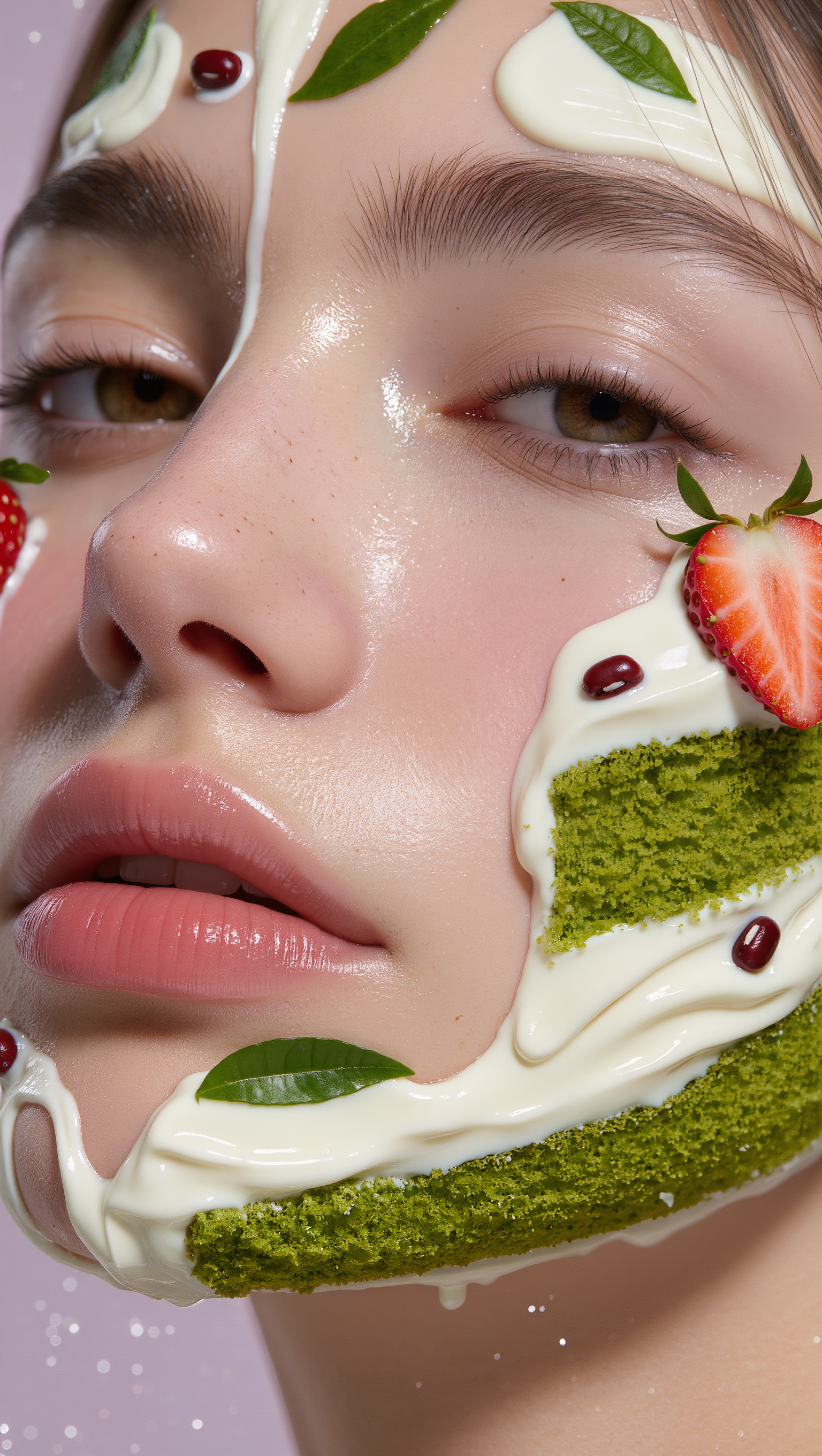 Cake lady - cake style AI image
