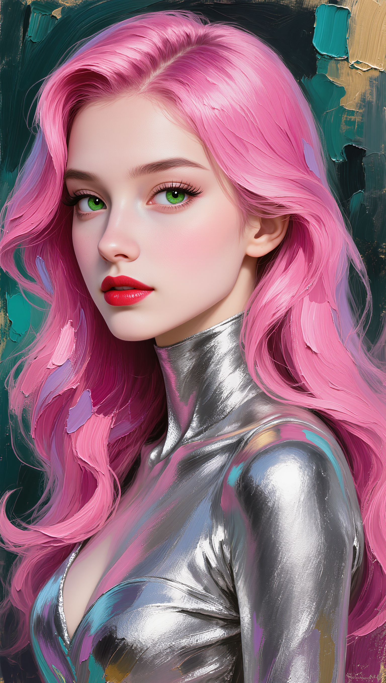 Kling AI work 310050758521813 - red haired anime characters female AI image