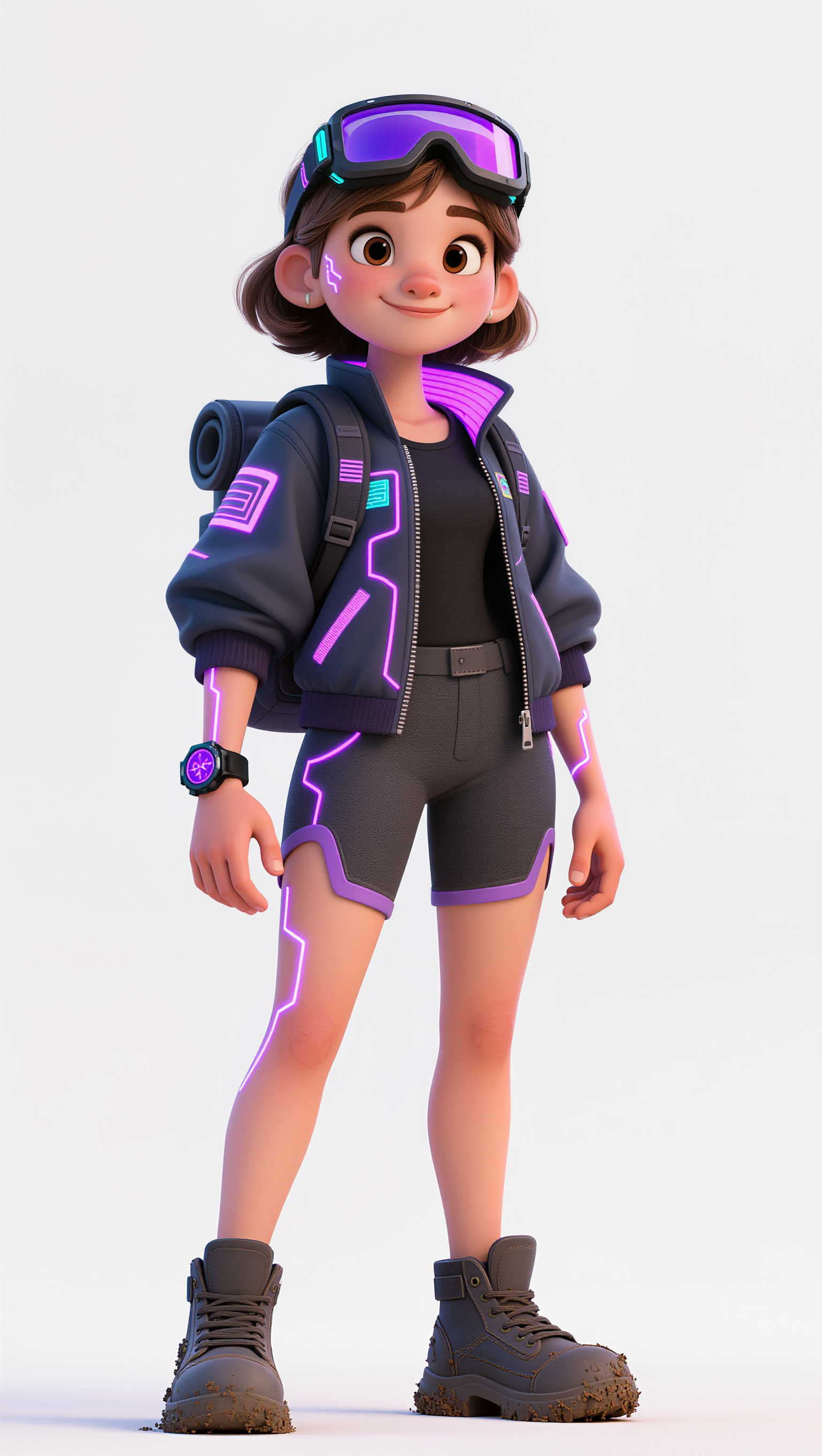 Pixar character sci-fi - random cartoon character generator AI image