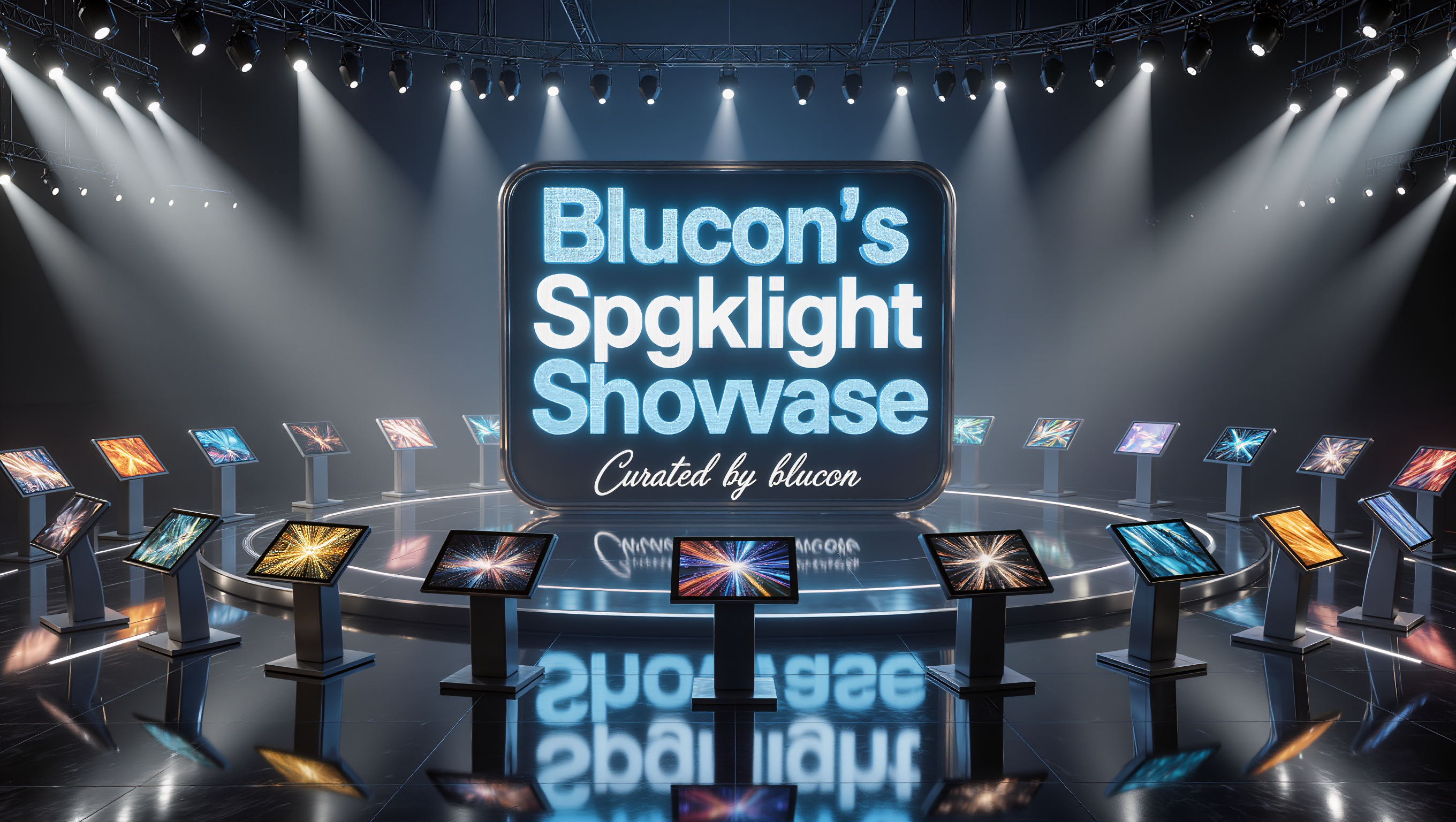 Blucon’s Spotlight Showcase - artworks in motion AI image