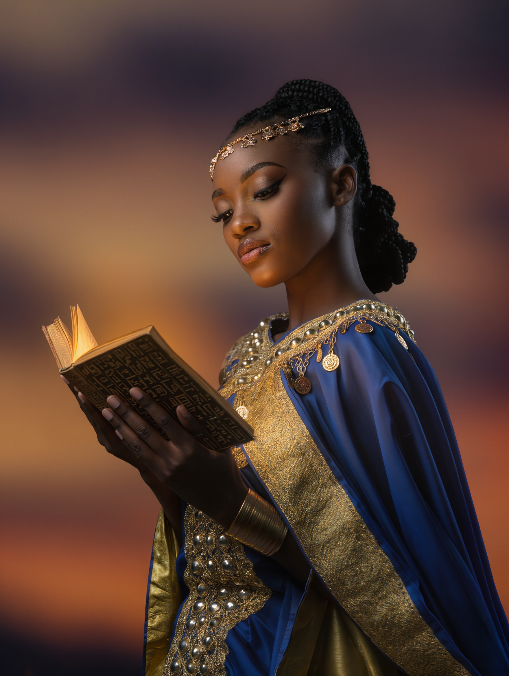Kling AI work 317126630614846 - dark fantasy instagram profile picture AI image