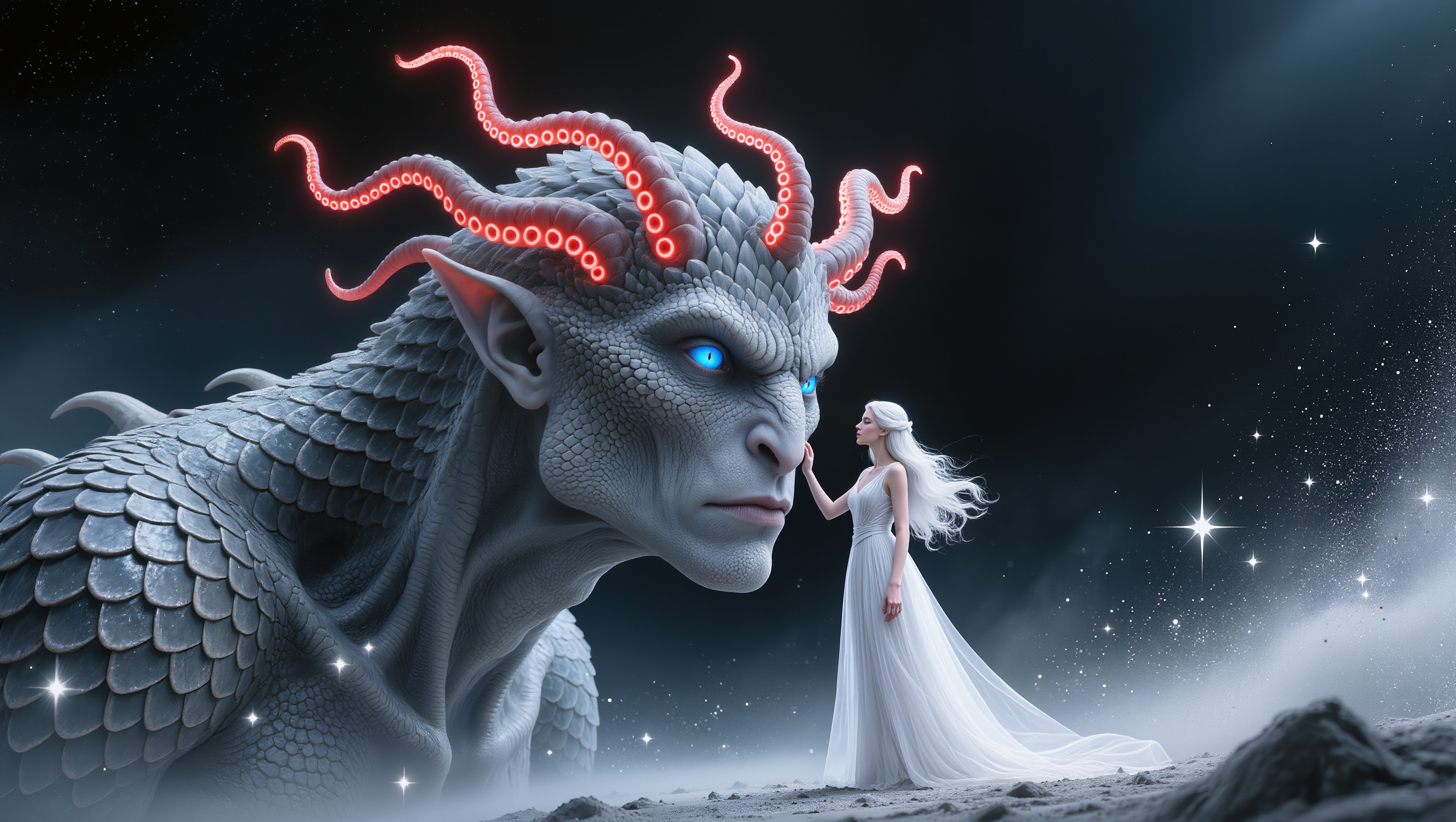 #Loranca_AI  #Artwork - tendrils hair AI image