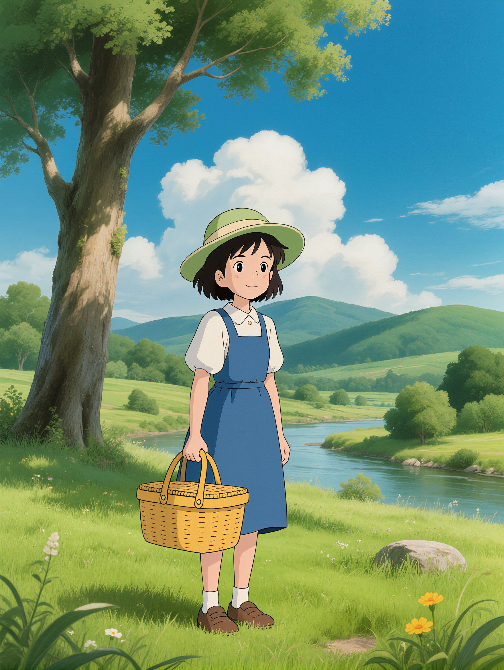 Kling AI work 311240820505092 - artbreeder ghibli AI image