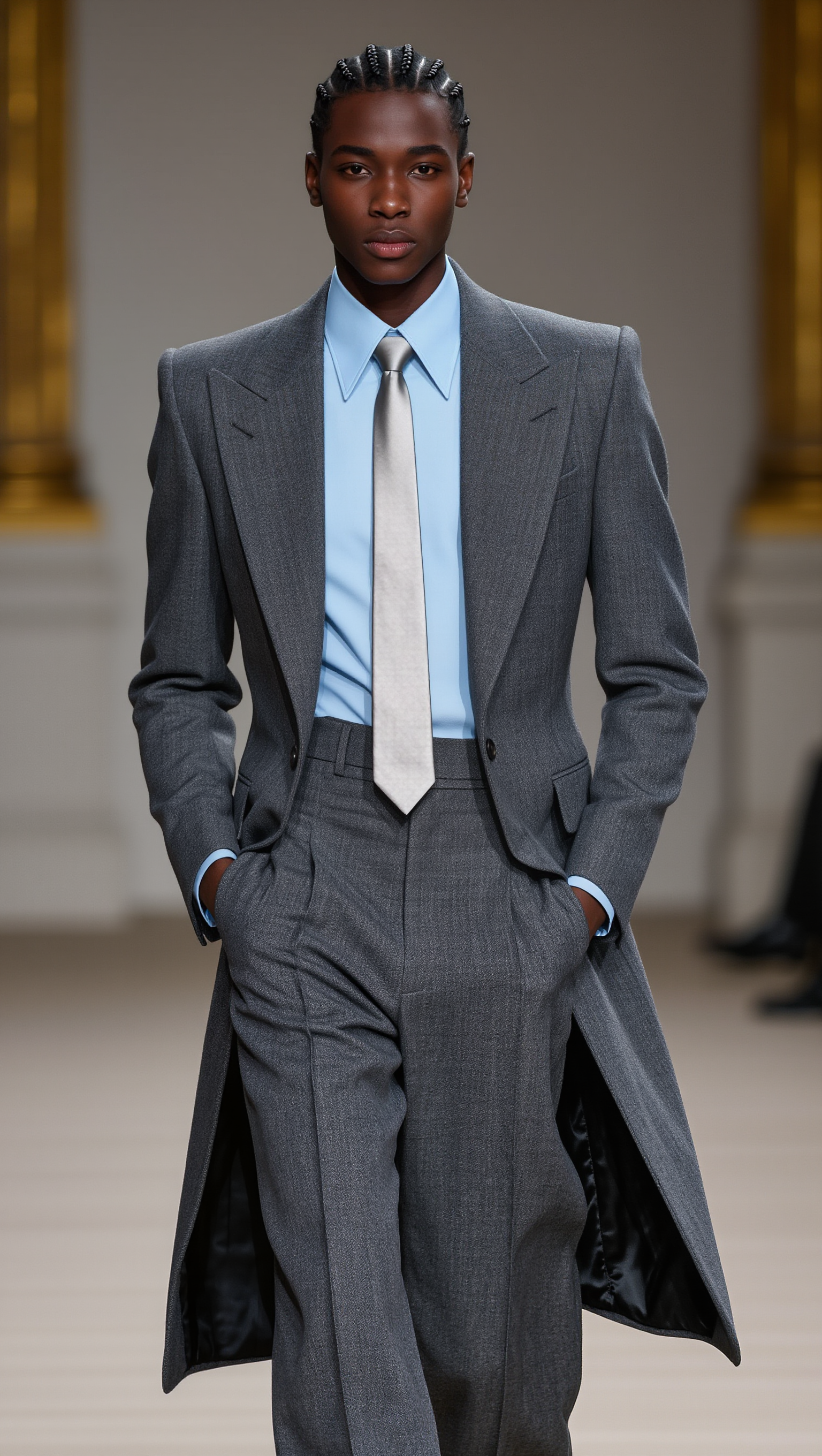 Kling AI work 309314120523716 - men short hair styles AI image