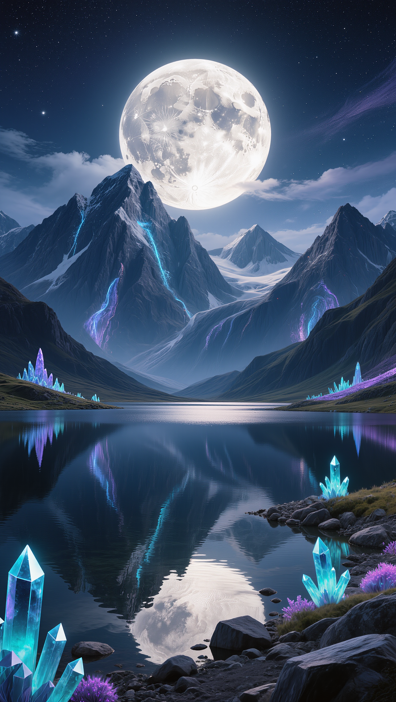 Kling AI work 296461119506570 - building desktop wallpaper AI image