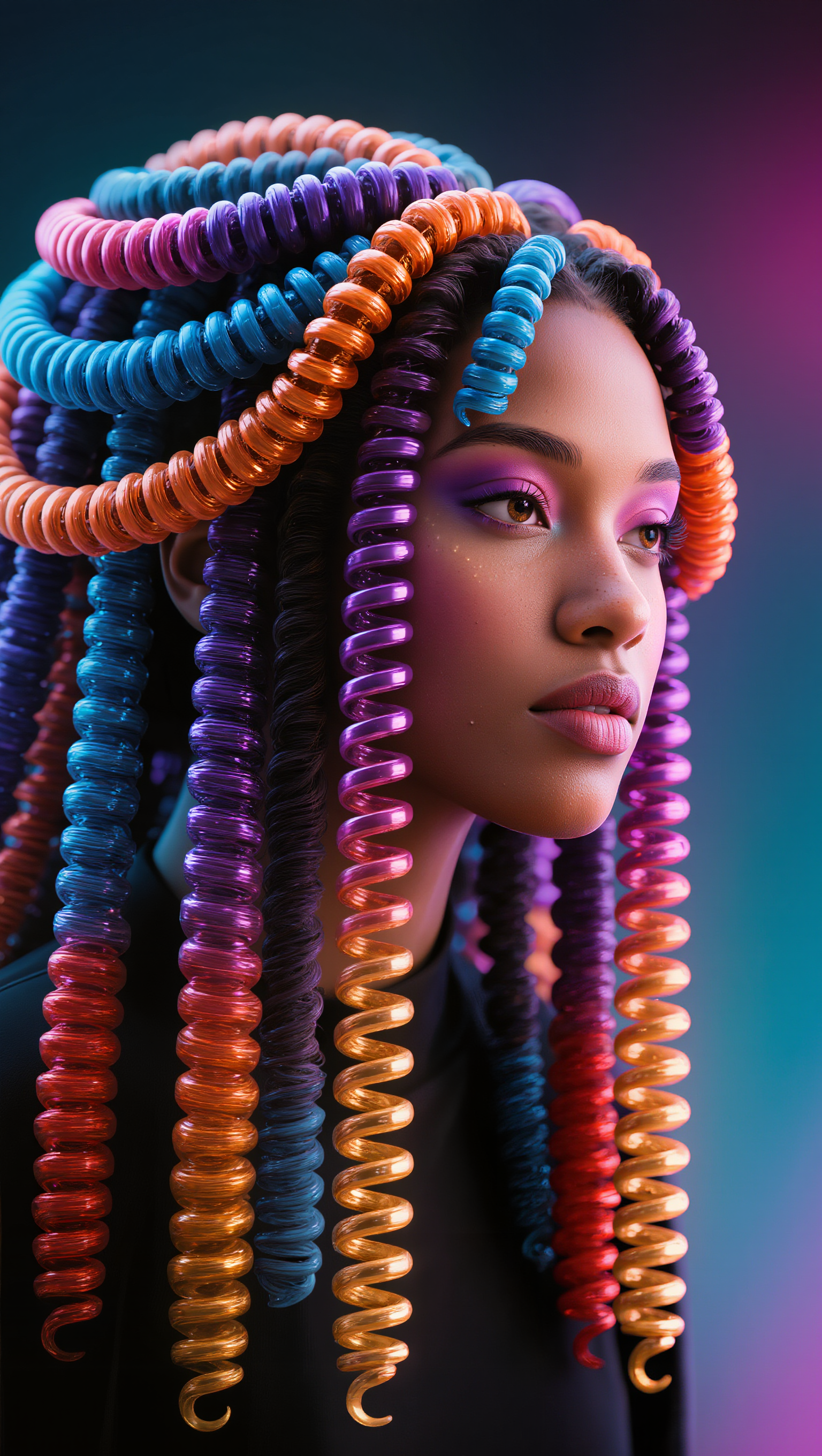 Kling AI work 318117451612733 - tendrils hair AI image