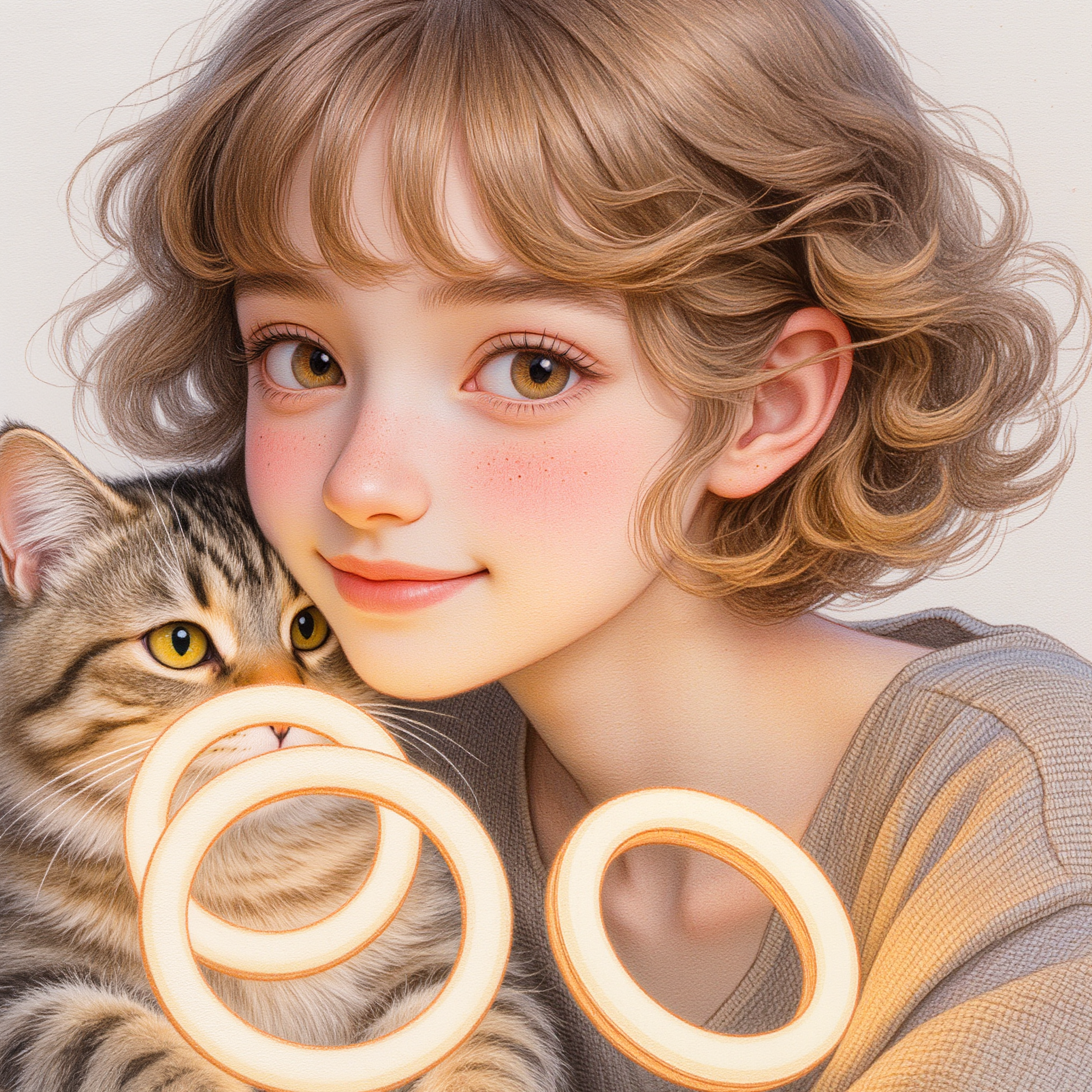 Kling AI work 314799087616774 - flat render vs render color skin digital painting AI image