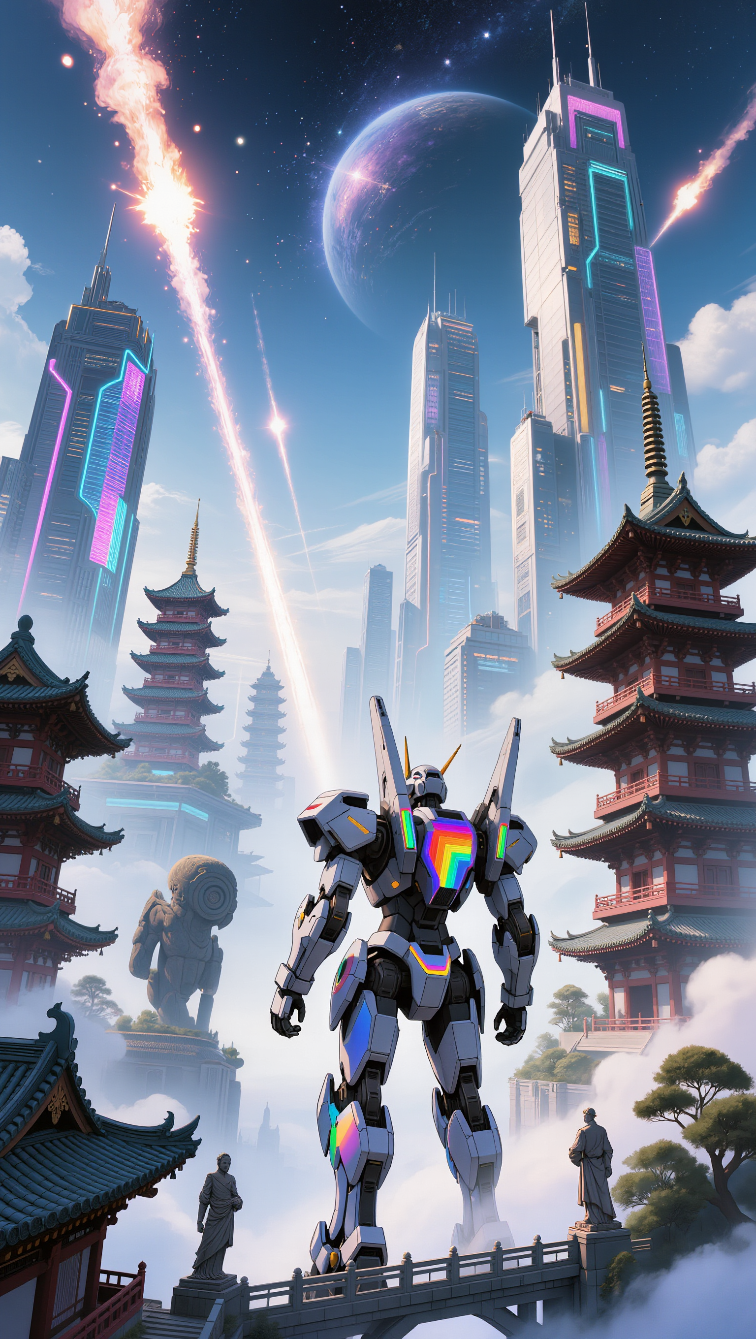 Kling AI work 297024091611778 - cyberpunk art style AI image