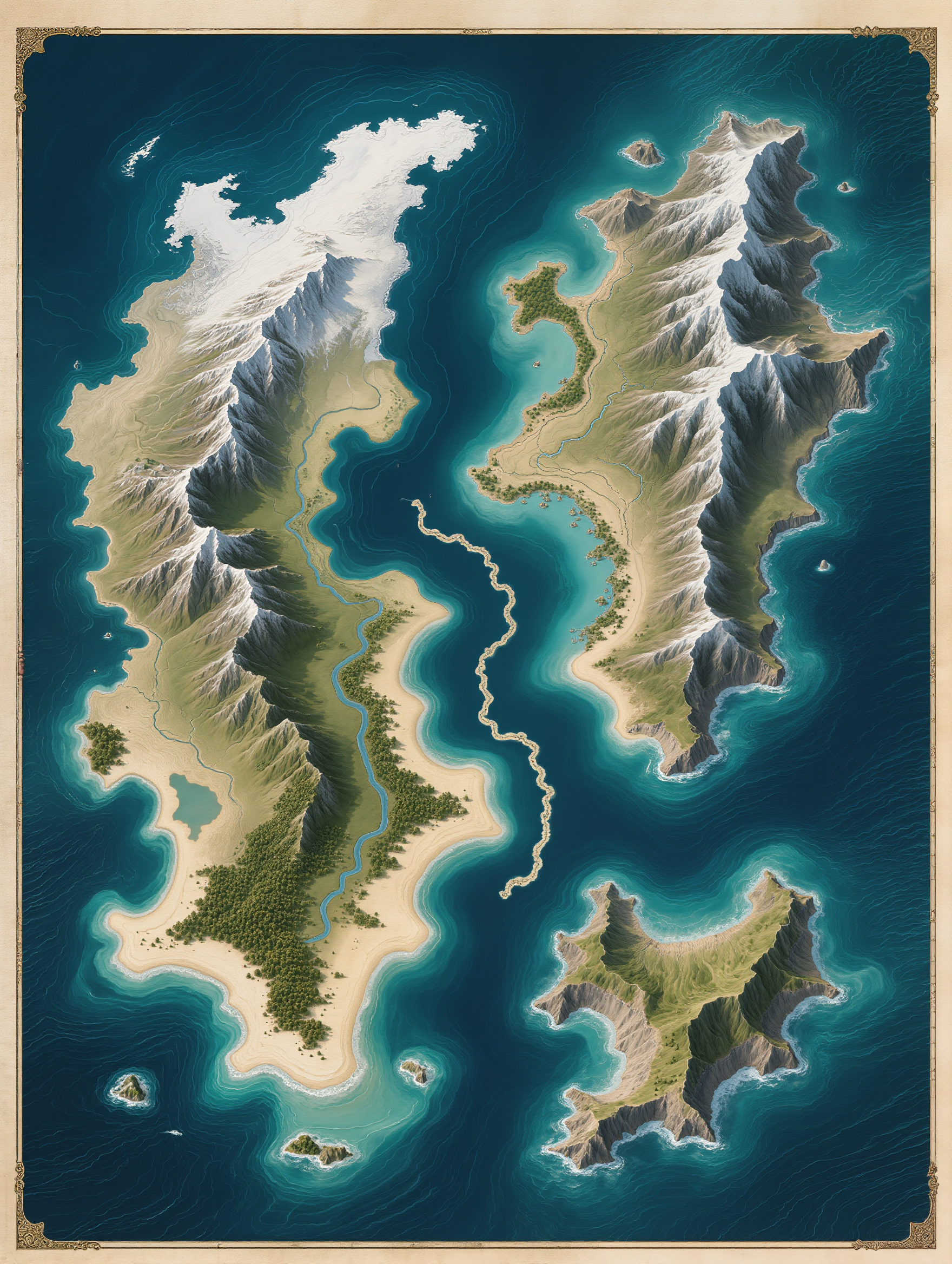 Kling AI work 317895399613767 - fantasy world map generator AI image