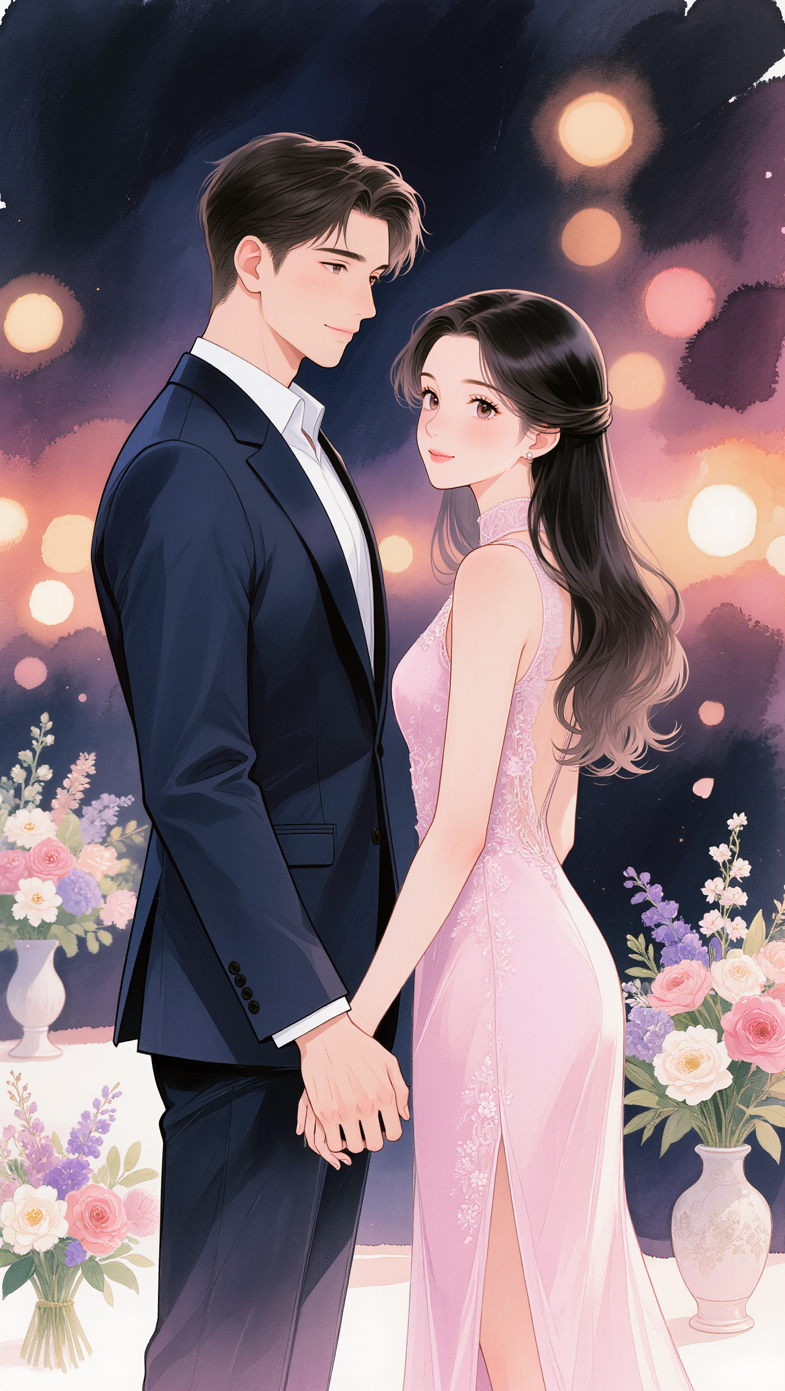 Anime outing couple - how do you make anime AI image