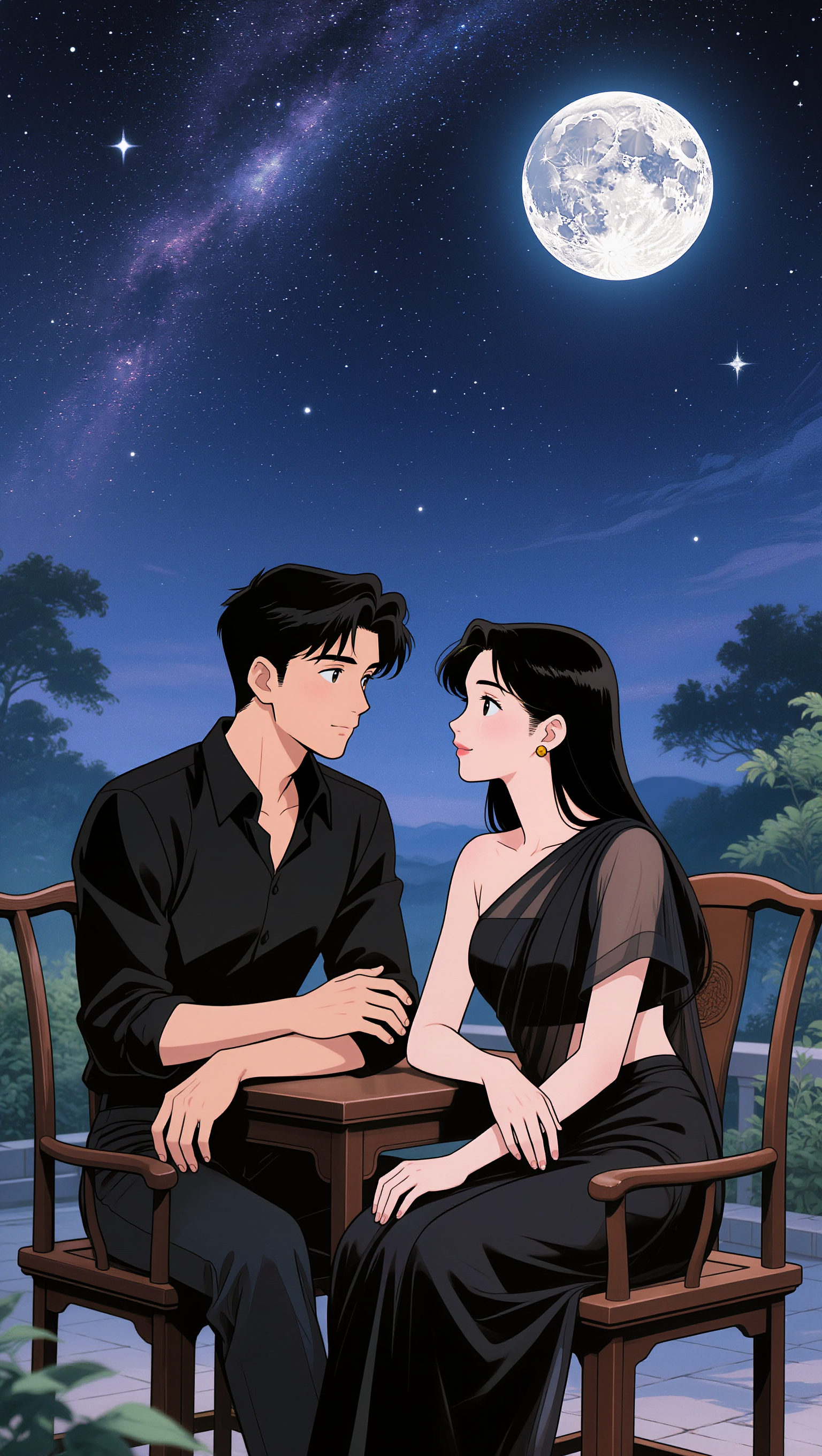 animation couple - text animation AI image