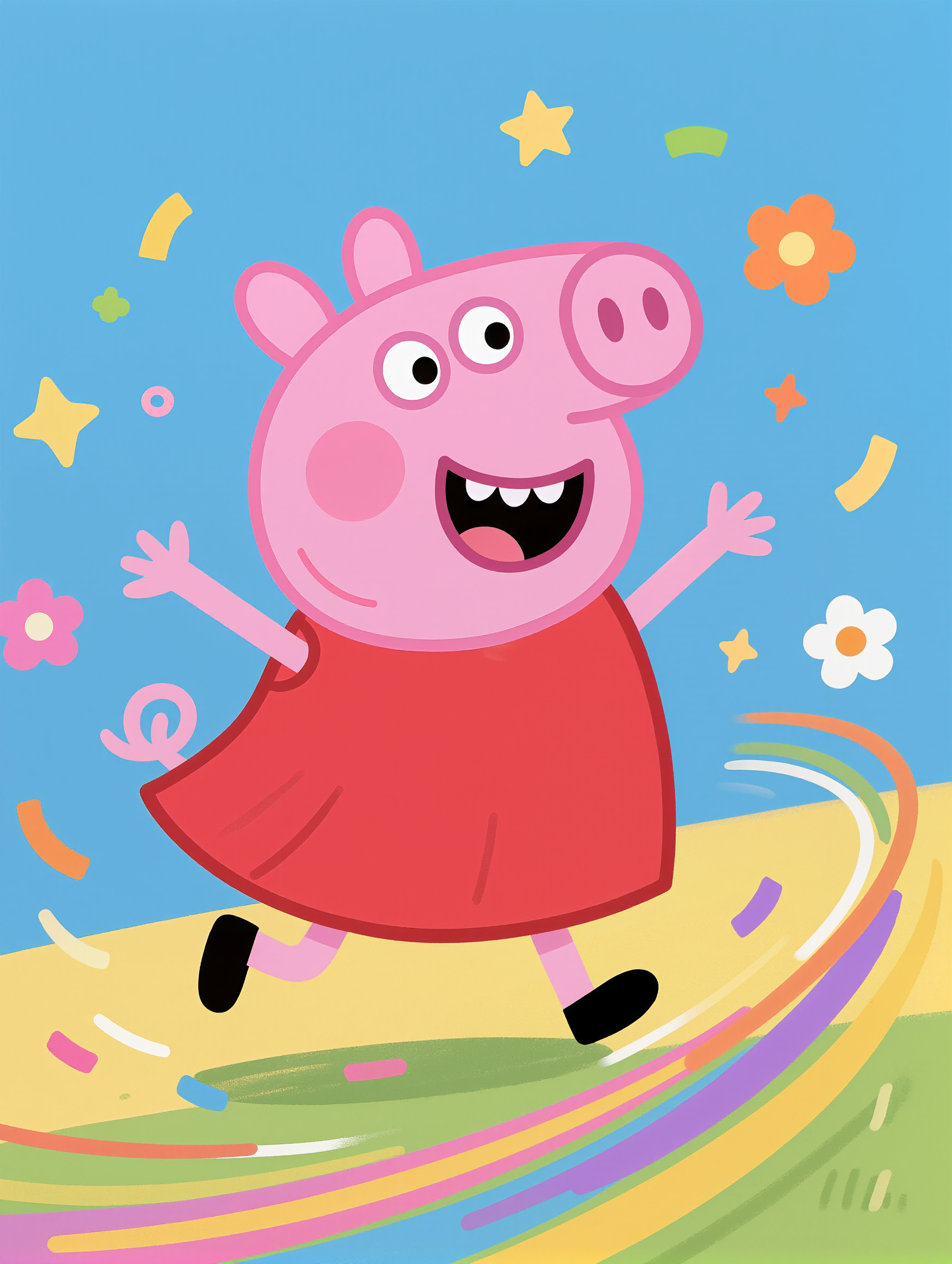 Kling AI work 306518201668490 - pig silhouette AI image