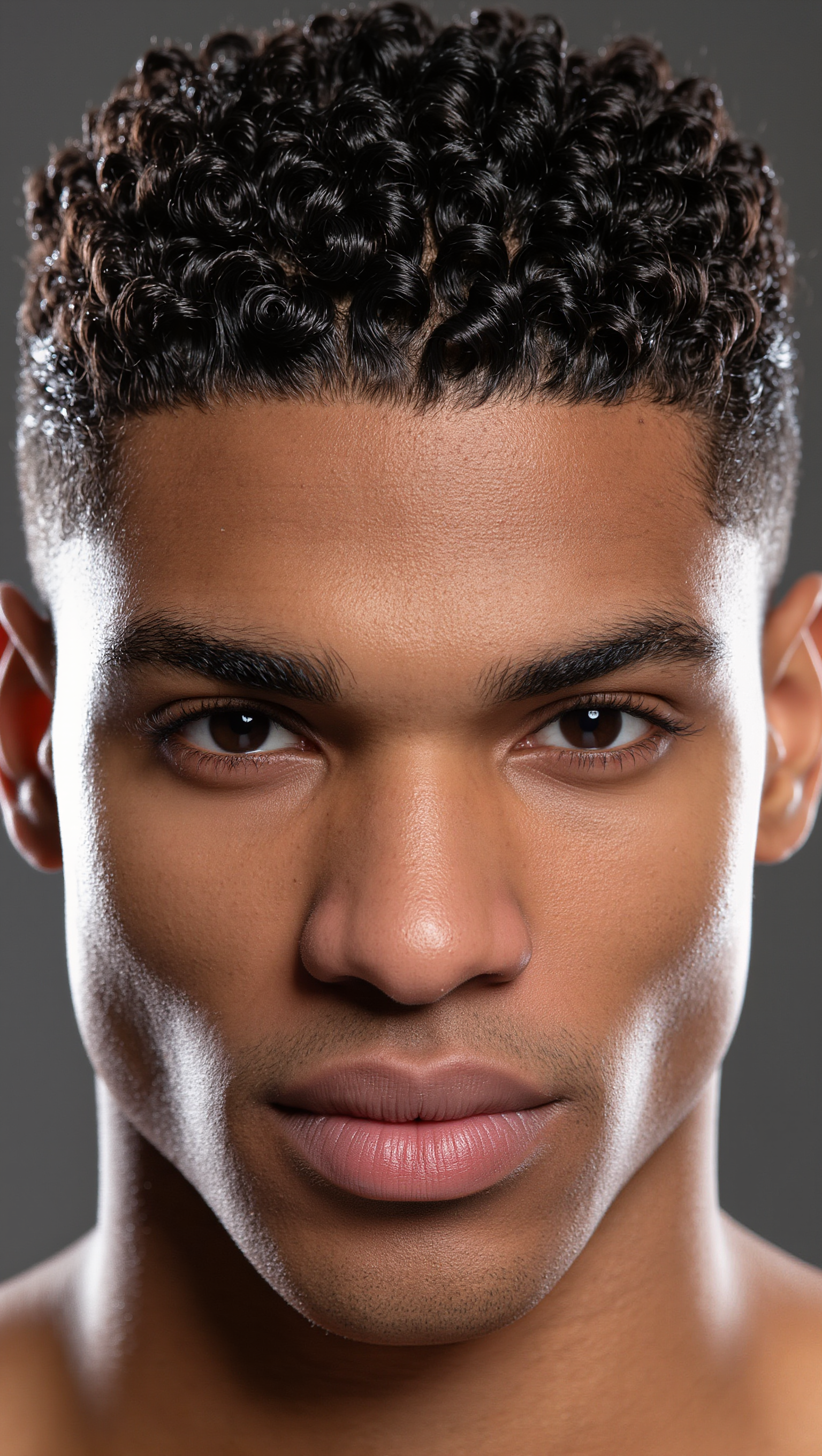 Kling AI work 318737972524008 - low taper curls AI image