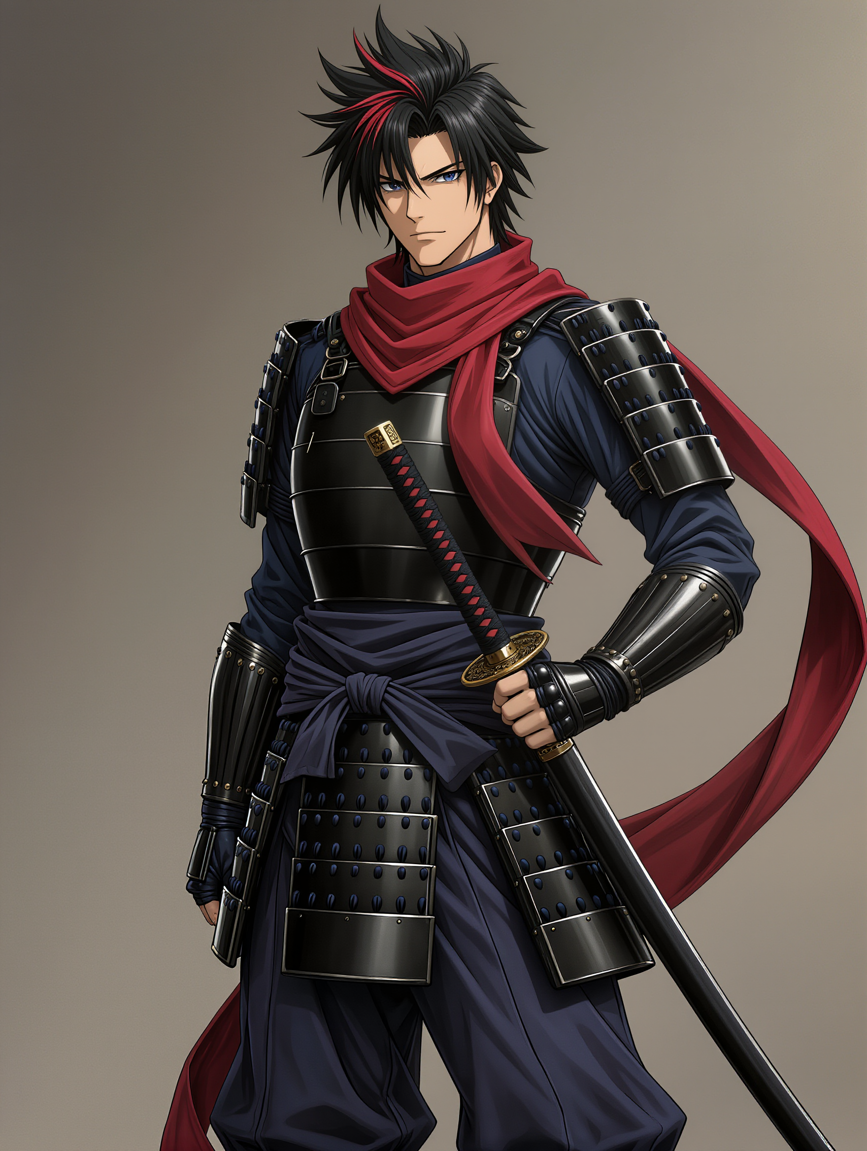 Kling AI work 321618167507606 - anime male poses AI image