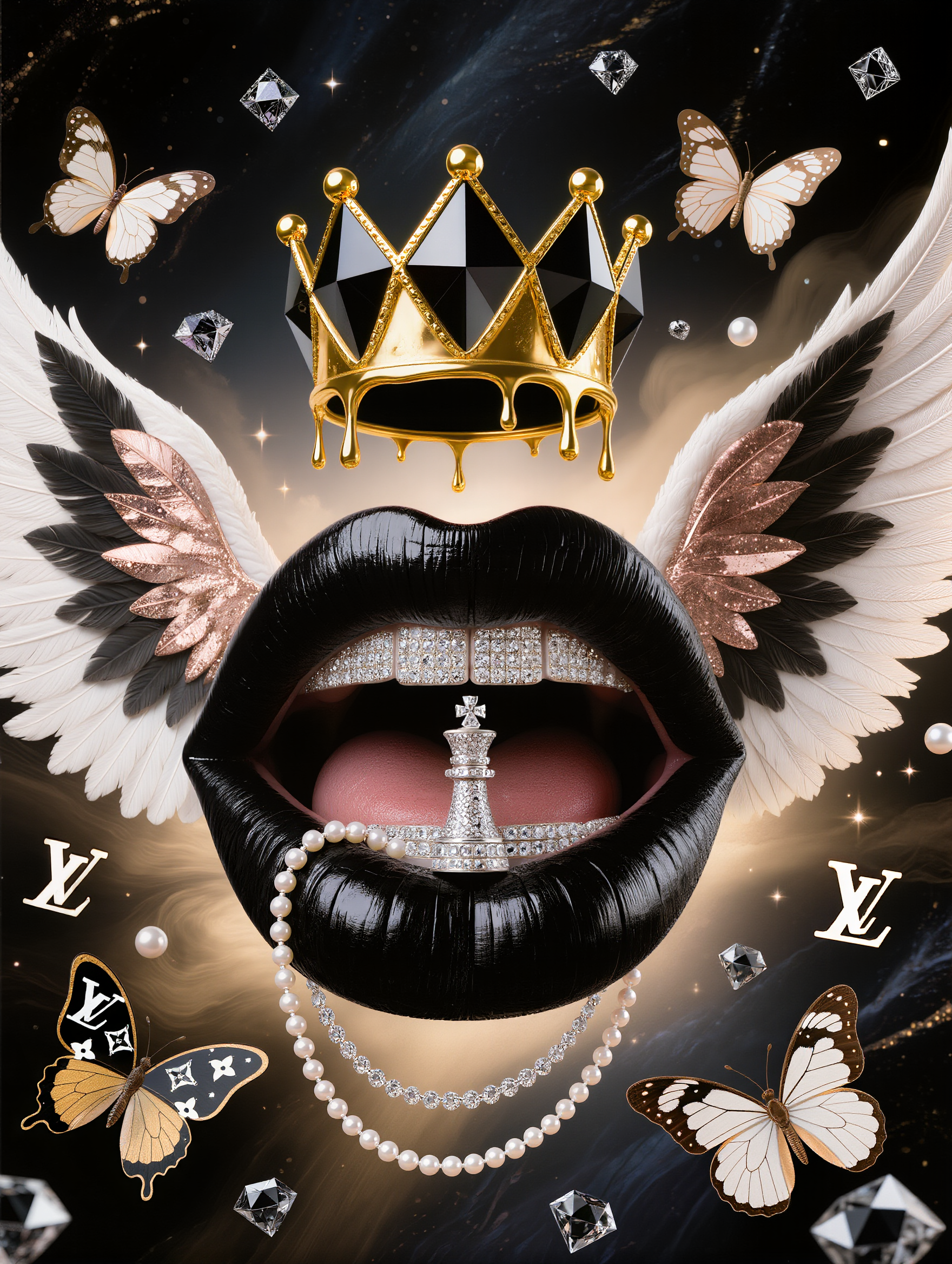Kling AI work 313356341523209 - parted lips AI image