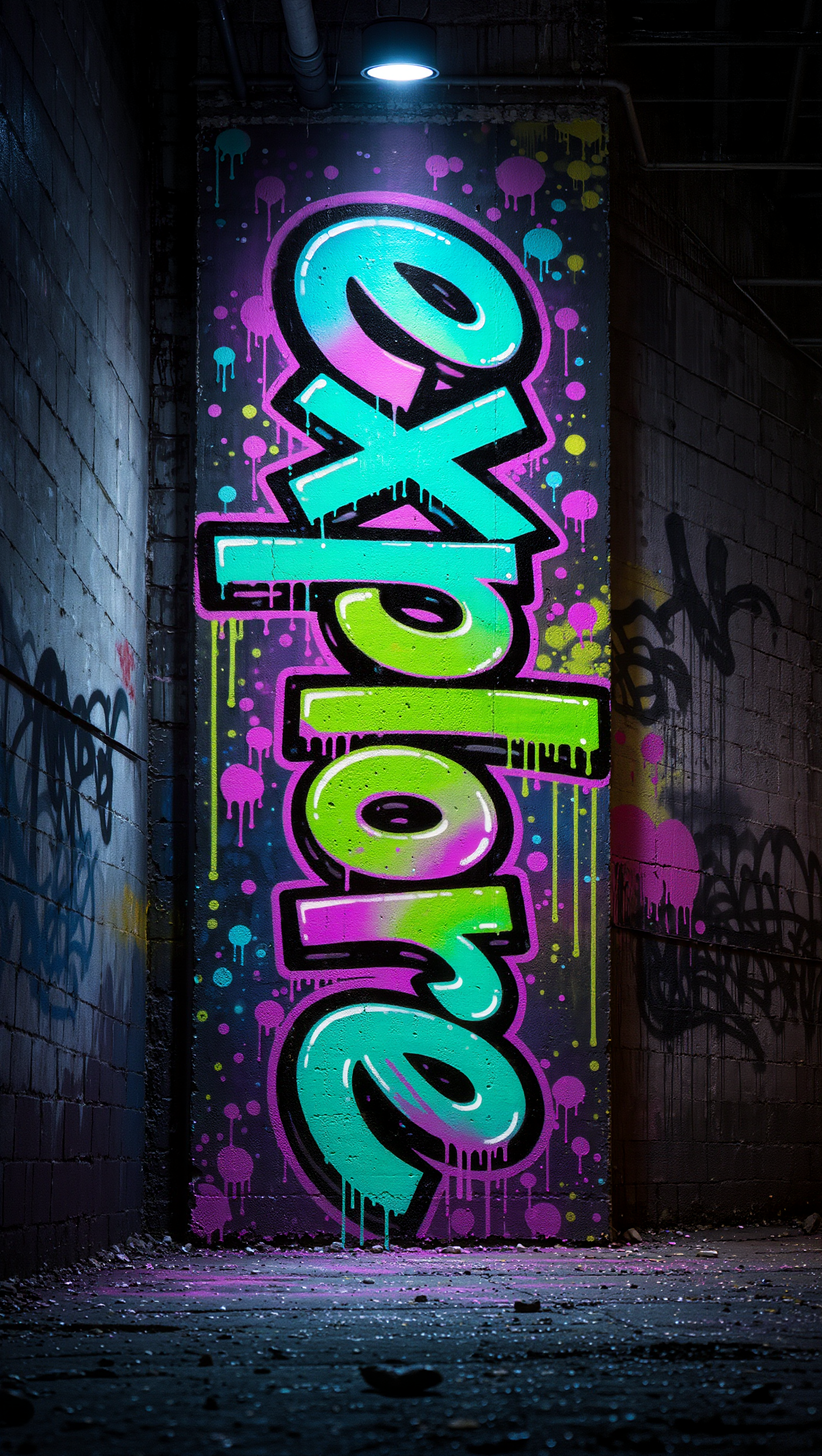 Kling AI work 295606362501840 - grafiti generator AI image
