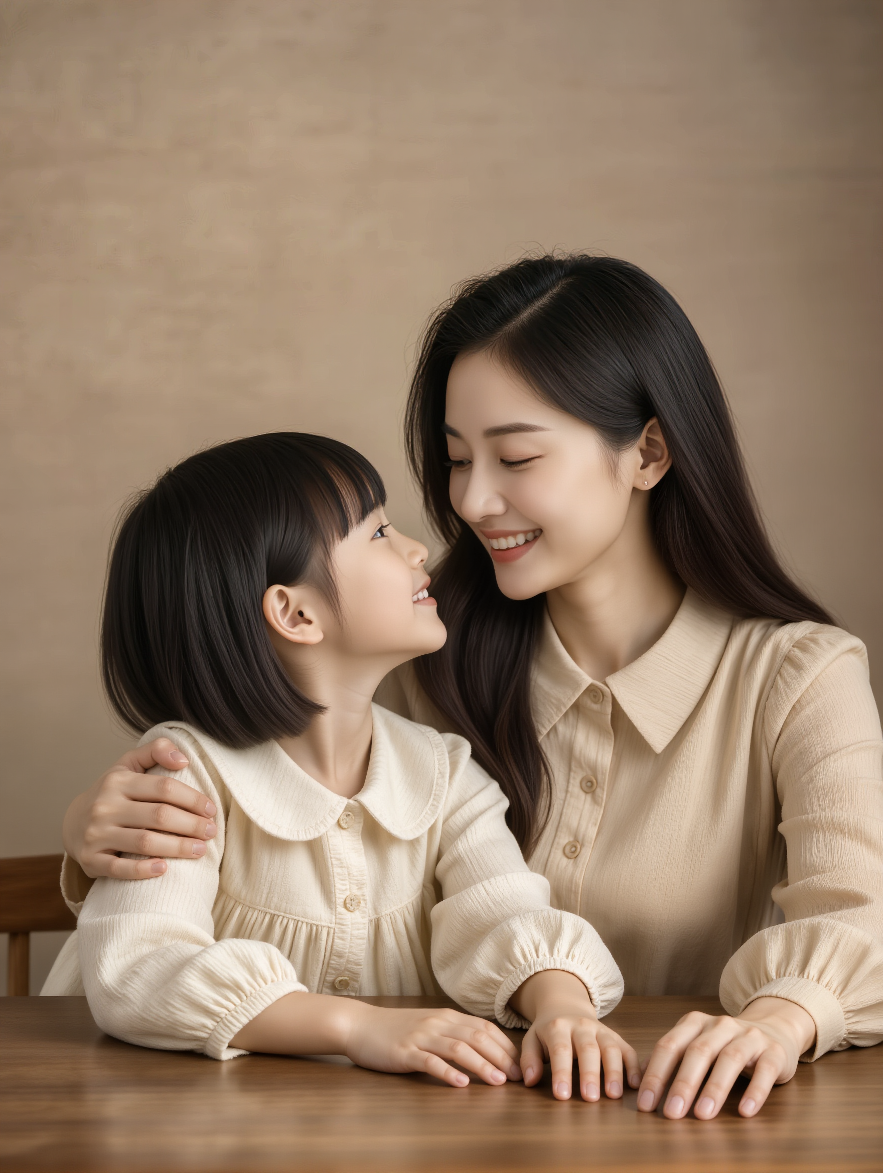 Kling AI work 311112950661086 - hug scene AI image
