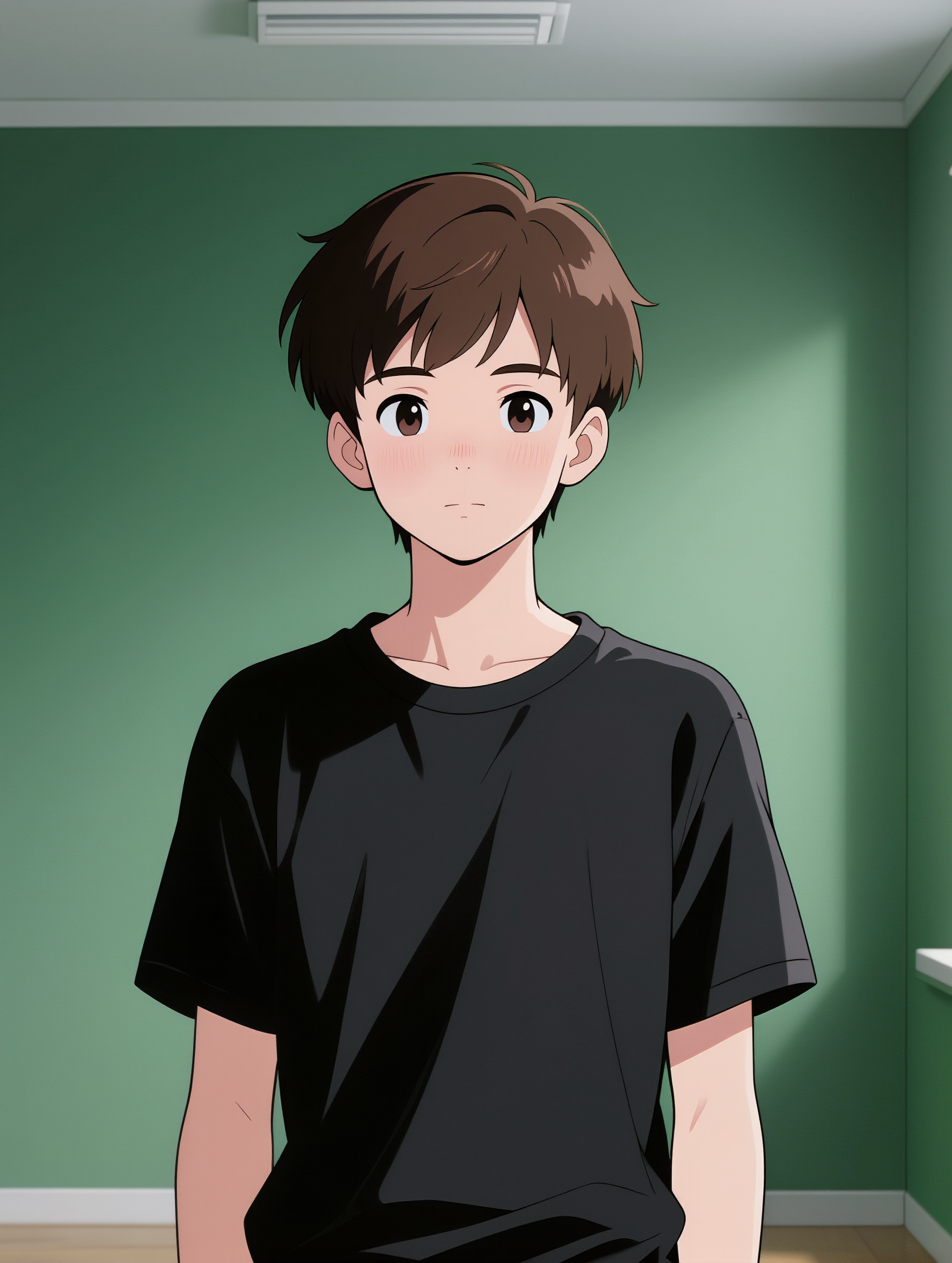 it's me in anime - anime guy hair AI image