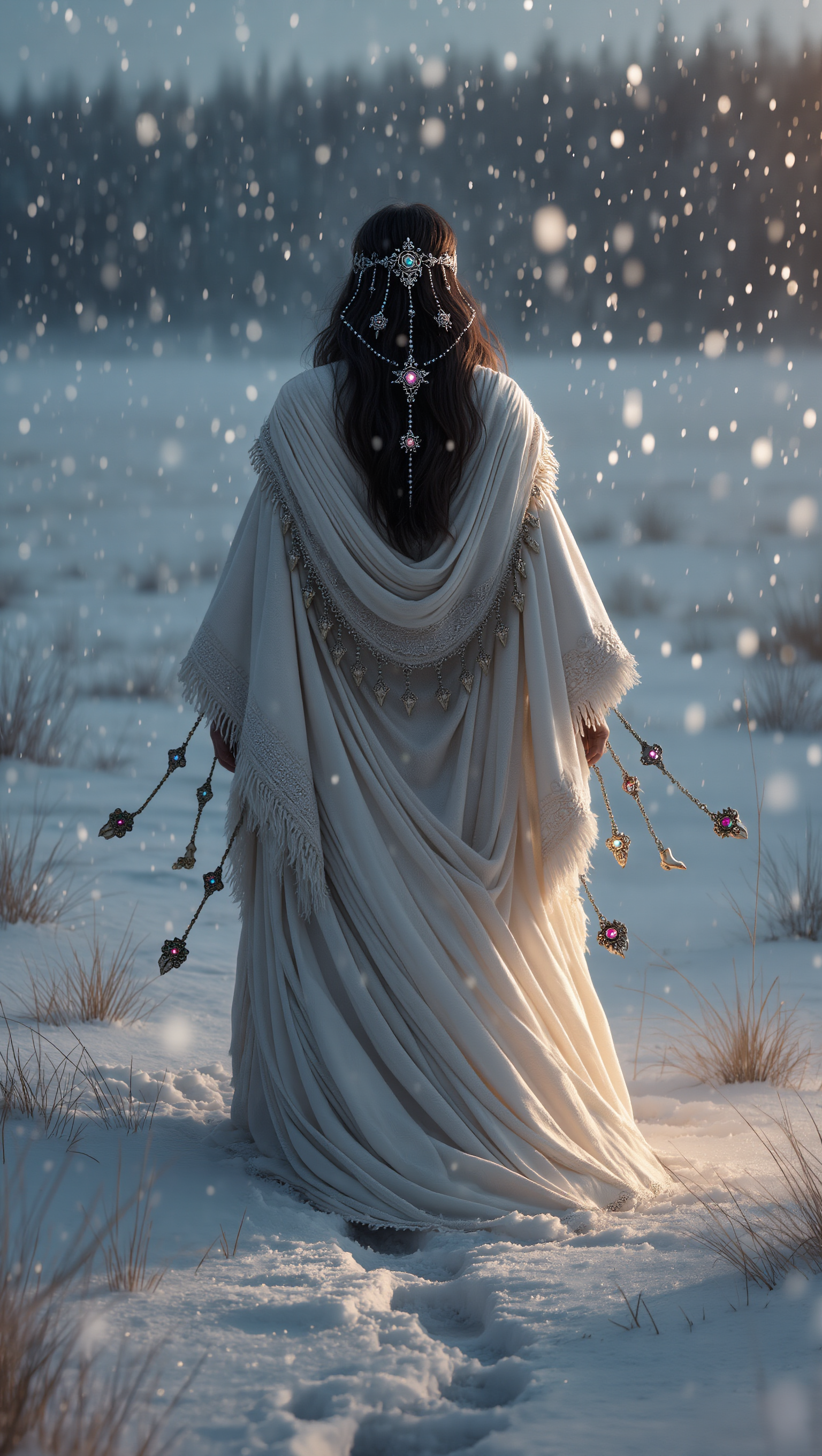 Kling AI work 295625688506219 - textured snow AI image
