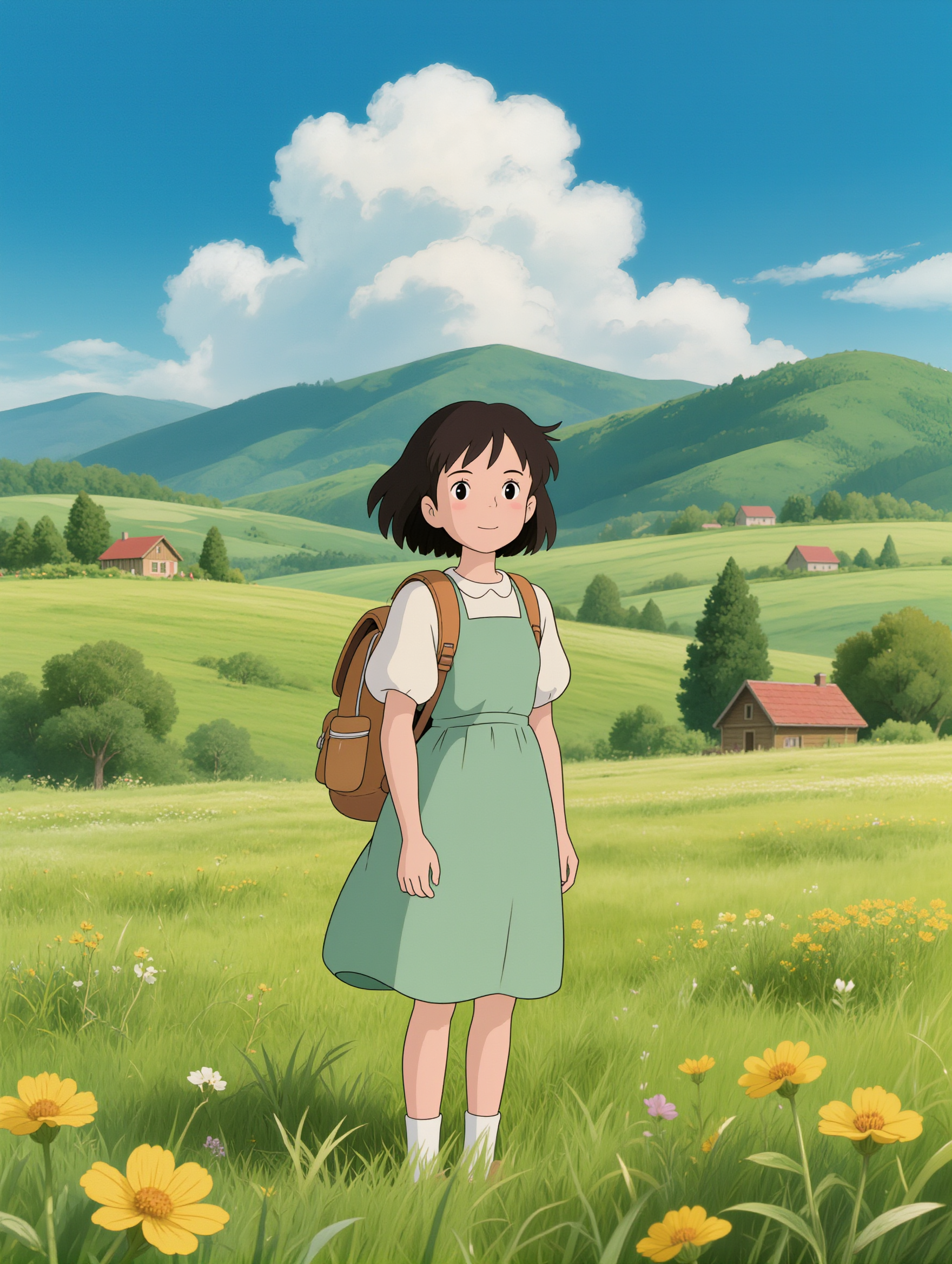 Kling AI work 309013689614048 - artbreeder ghibli AI image