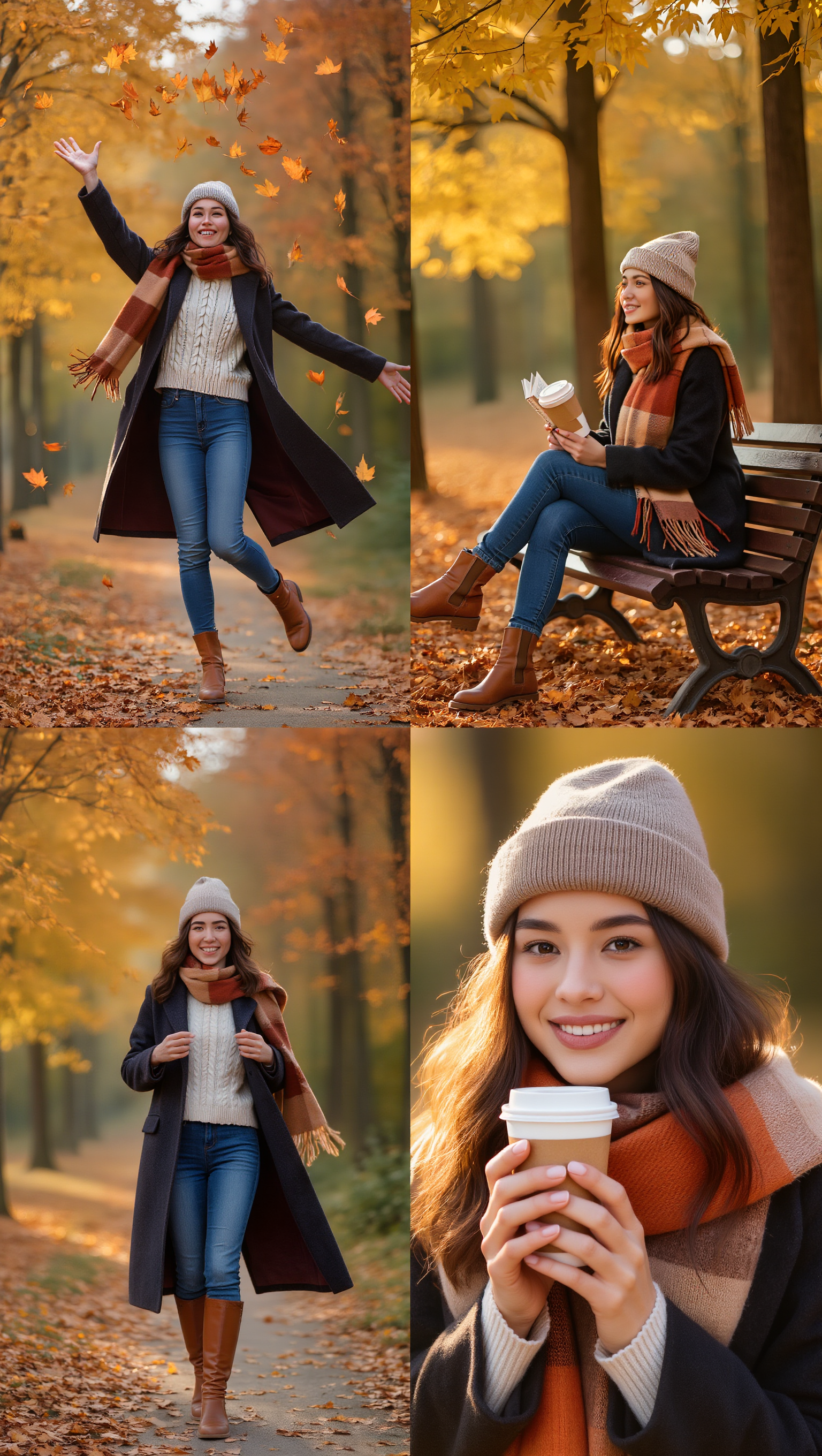 A set of four photos - ai prompts for photos AI image