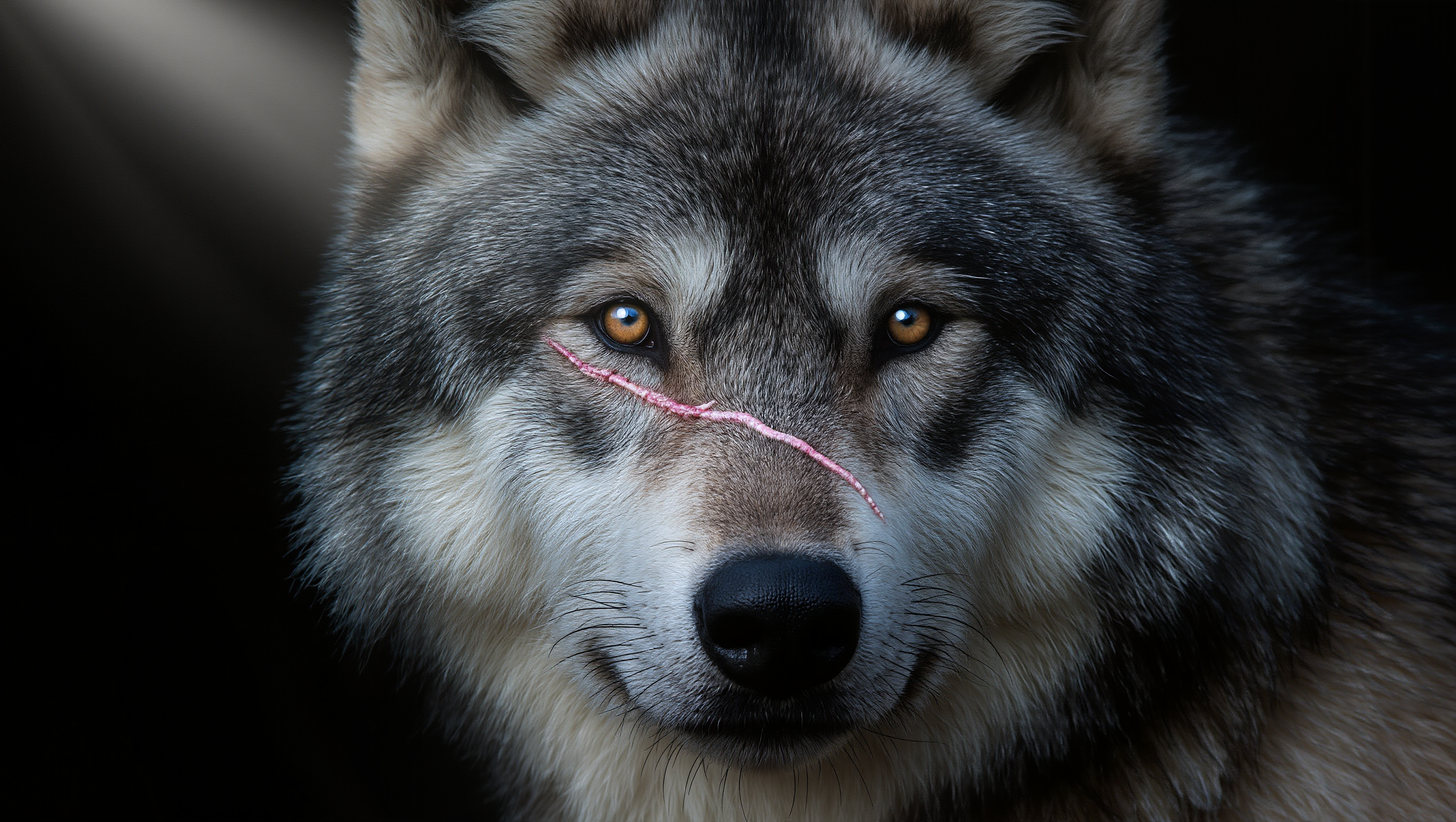 wolf scar - wolf style AI image