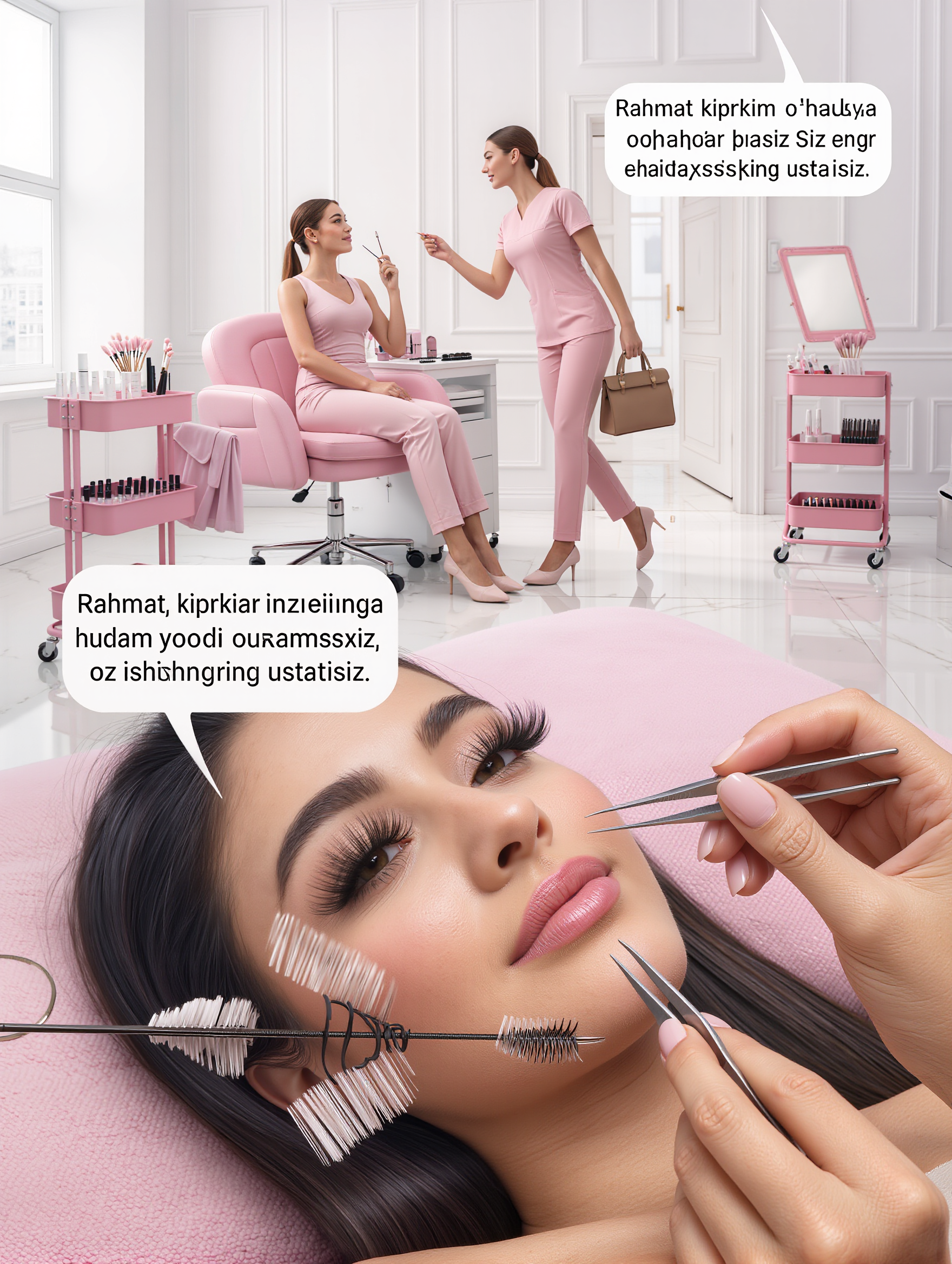 Kling AI work 316561804500383 - em studio salon AI image