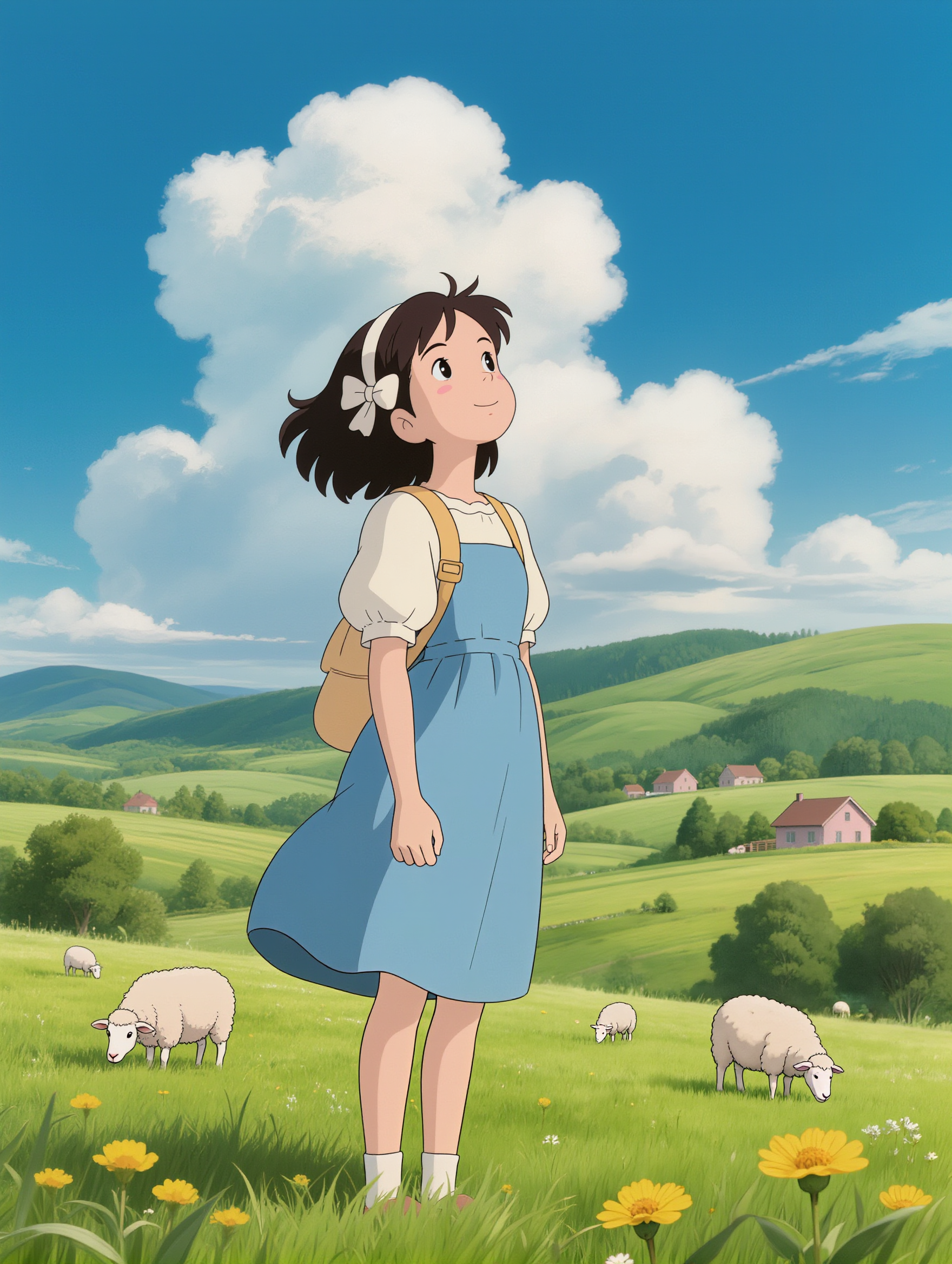 Kling AI work 309863607615609 - artbreeder ghibli AI image