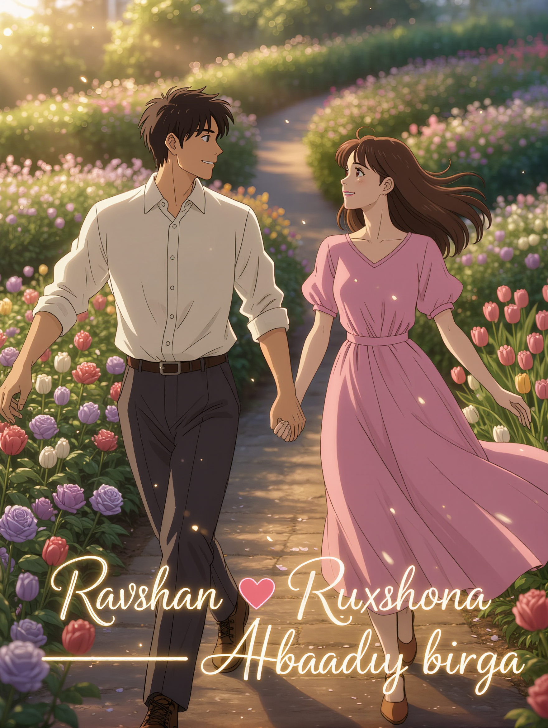 A romantic cinematic love story  - cinematic style AI image