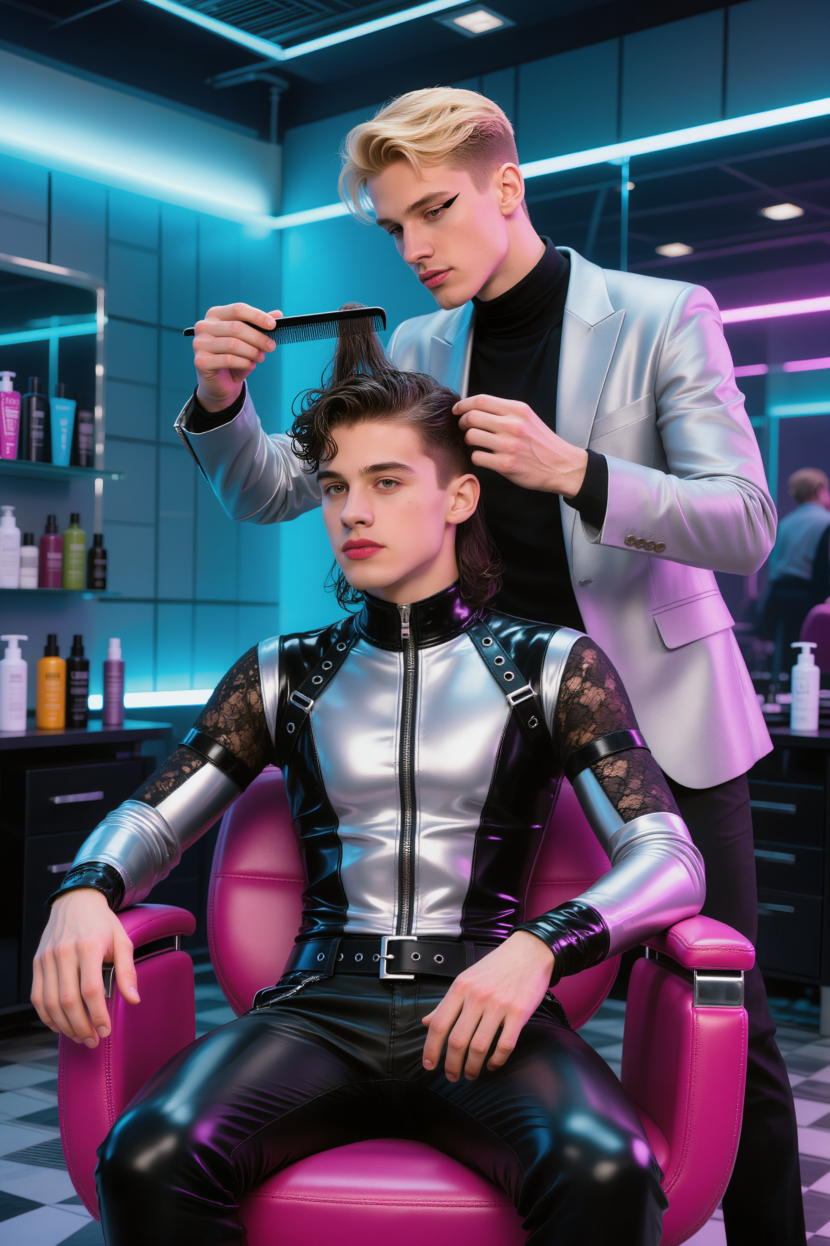 Kling AI work 307447228663124 - salon montage AI image