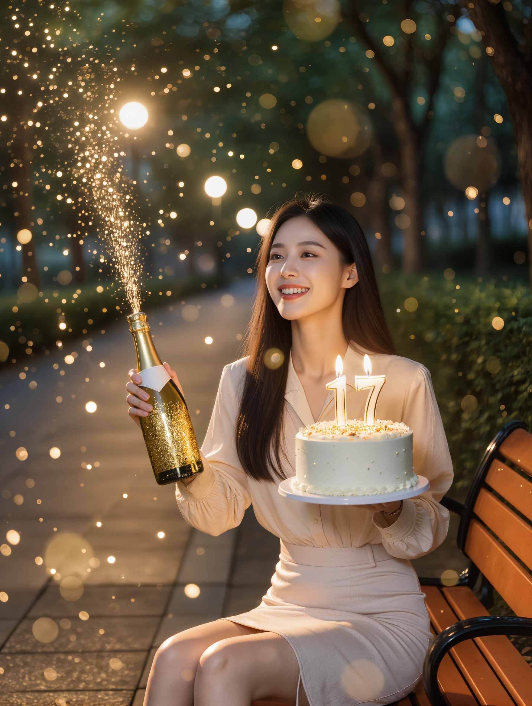 Kling AI work 316951173525928 - happy birthday scene AI image