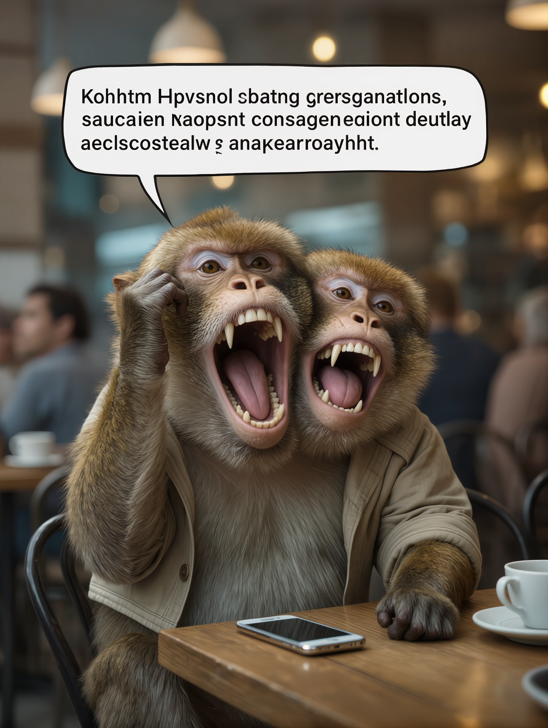 Create a funny, highly realistic - funny ai generated images AI image