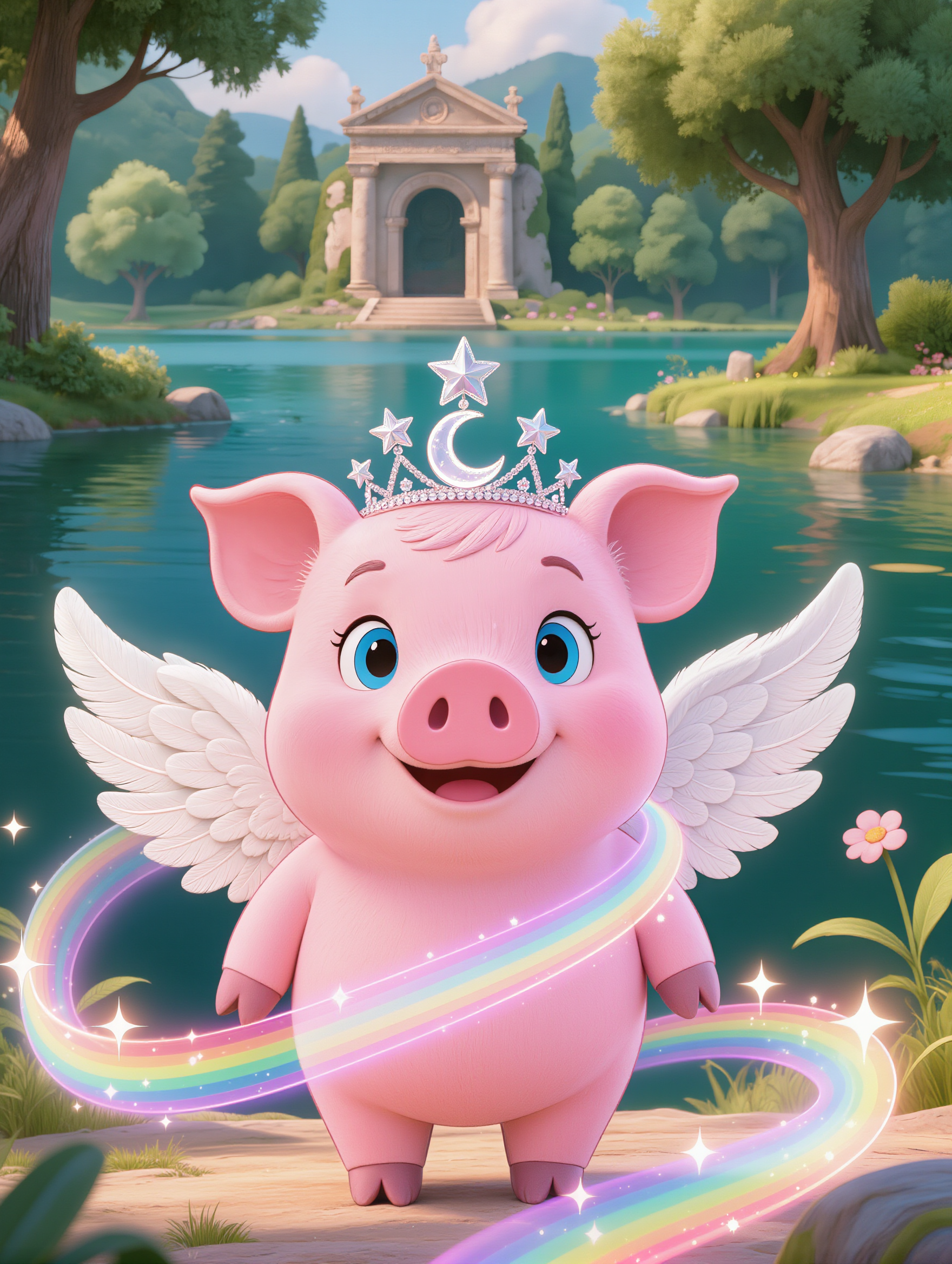 Kling AI work 315093717668376 - pig silhouette AI image