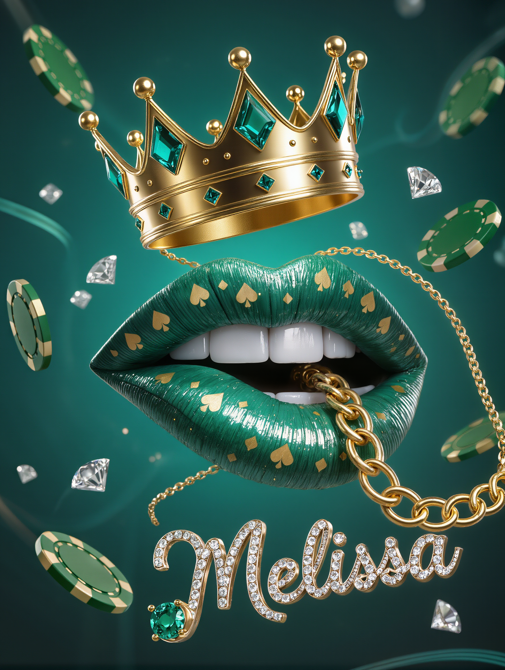 Kling AI work 309505681507971 - what is emerald green AI image