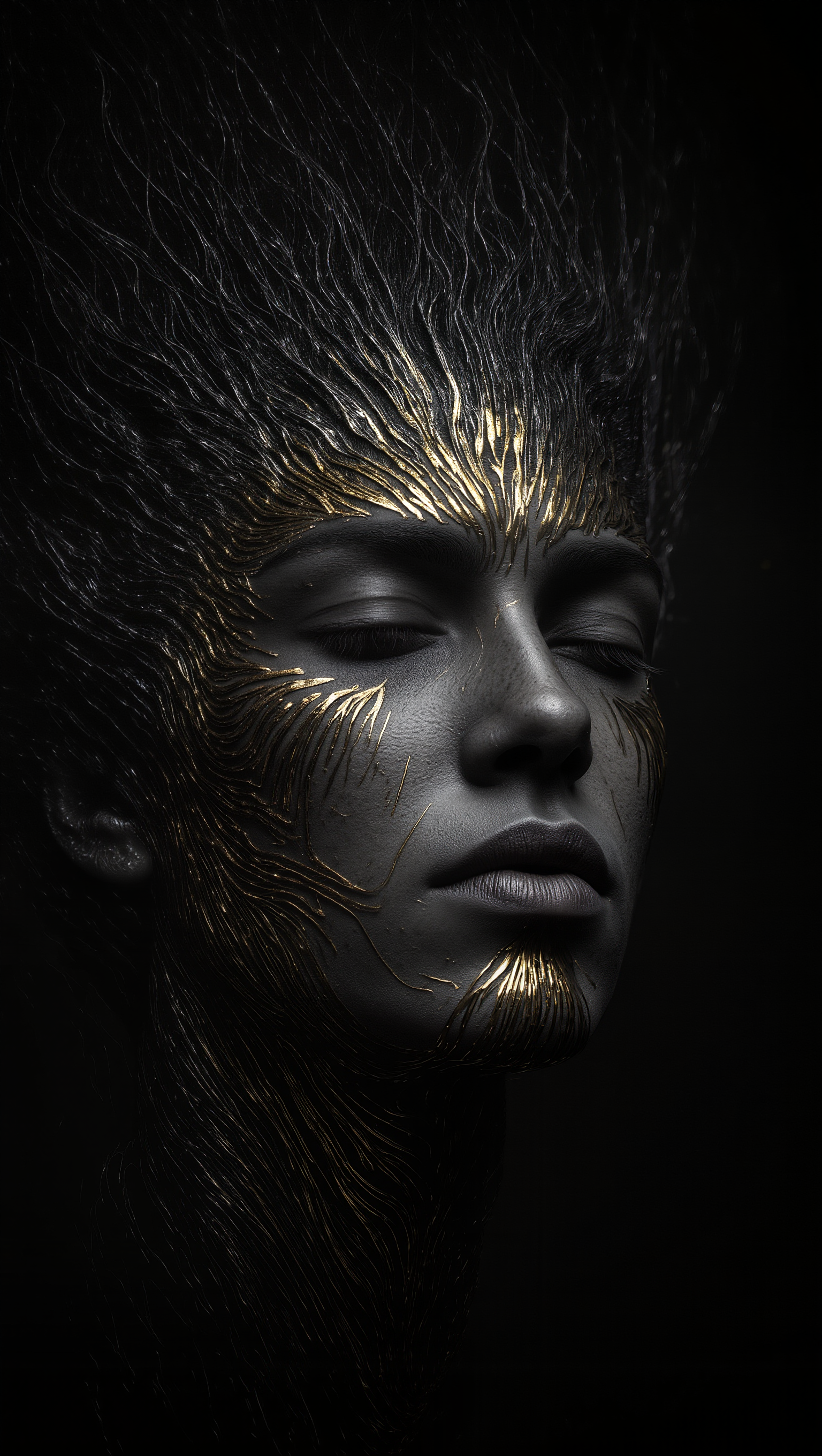 The absolute void - absolute cyborg AI image